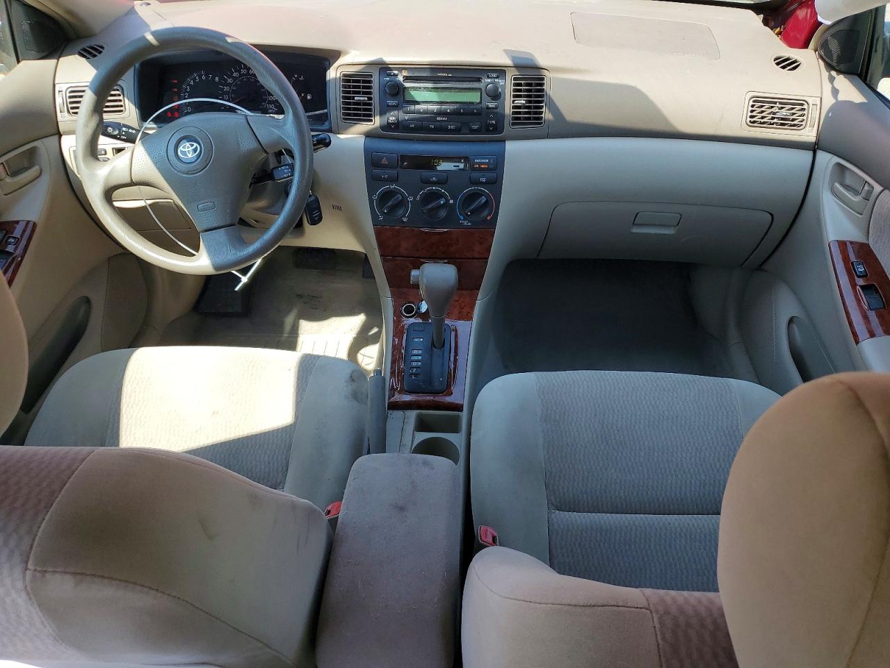 2007 Toyota Corolla Maroon vin: 2T1BR30E37C854086