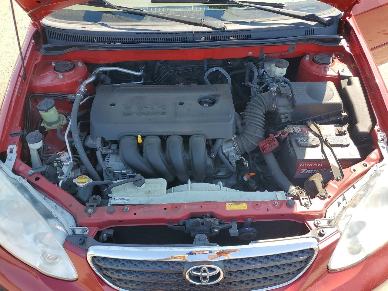 2007 Toyota Corolla Maroon vin: 2T1BR30E37C854086
