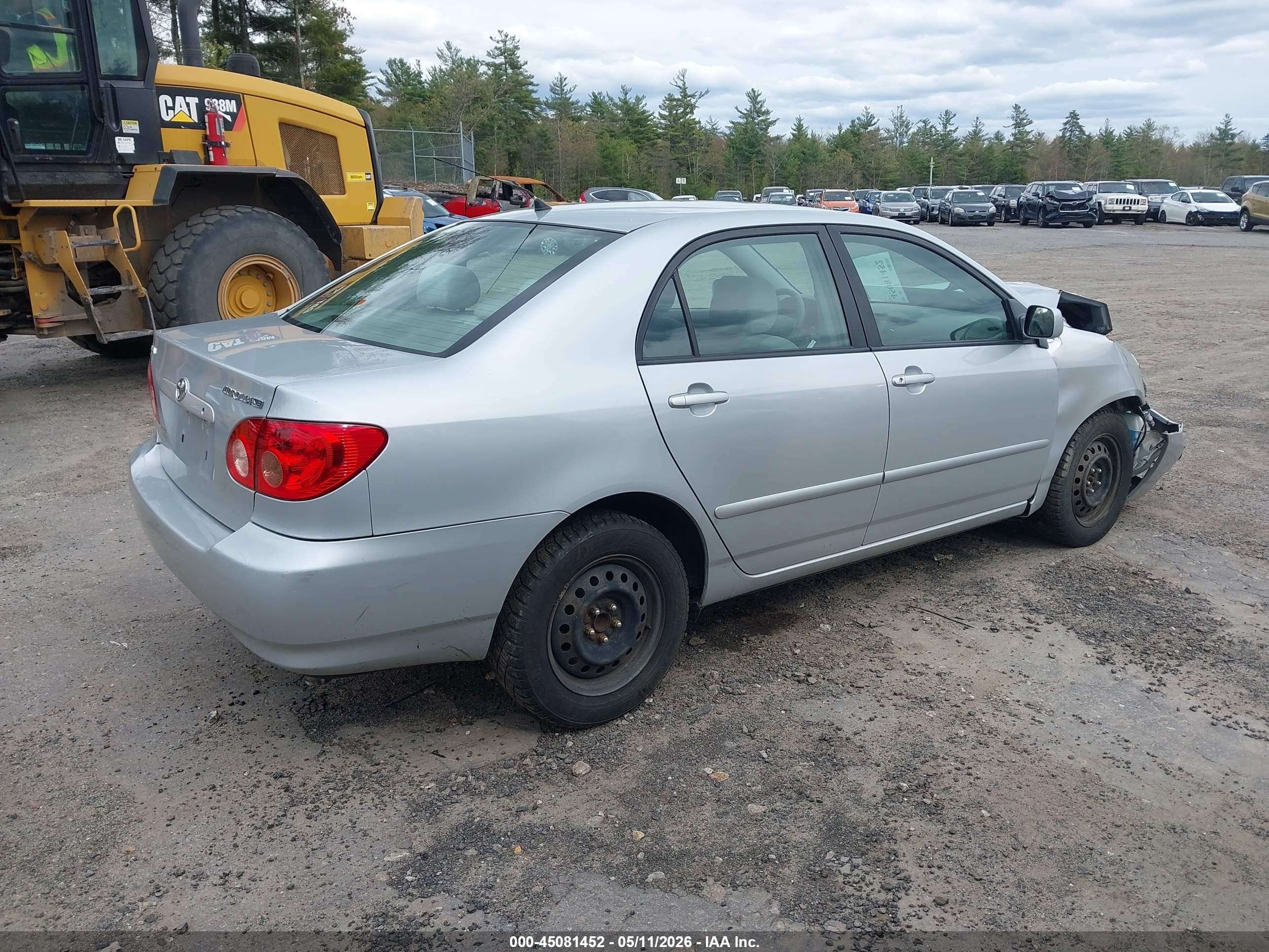 2008 Toyota Corolla Le Silver vin: 2T1BR30E38C856583