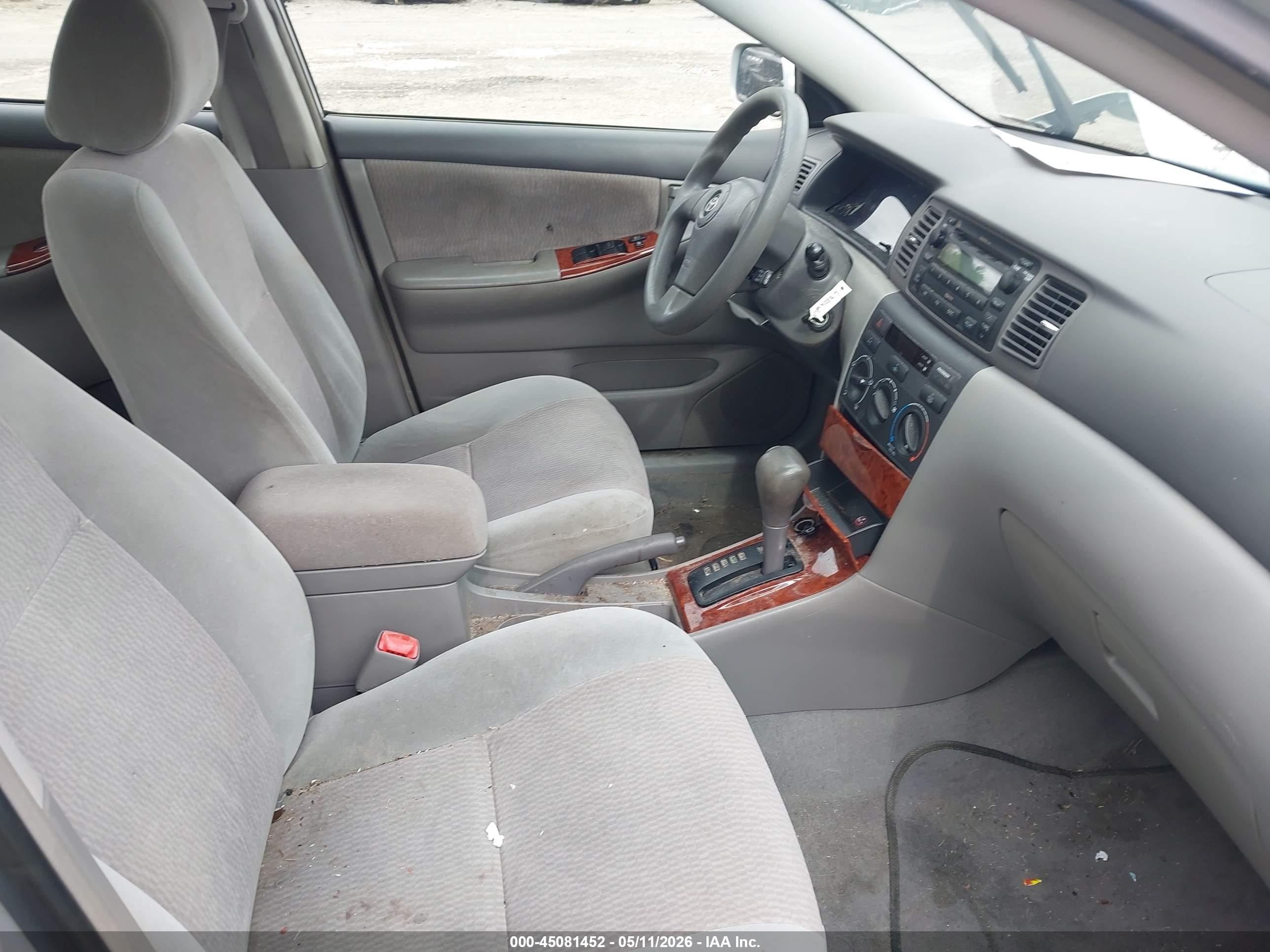 2008 Toyota Corolla Le Silver vin: 2T1BR30E38C856583