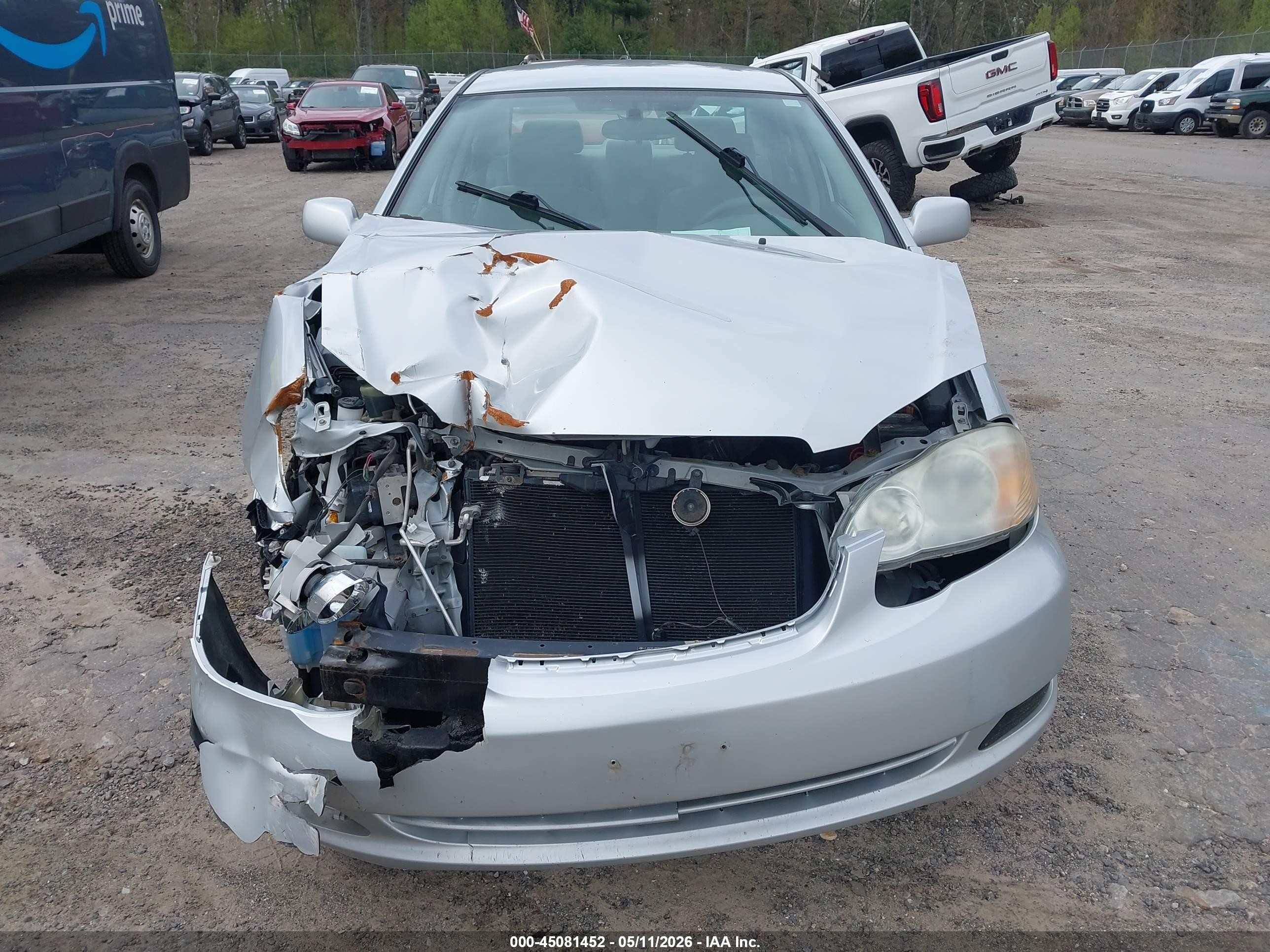 2008 Toyota Corolla Le Silver vin: 2T1BR30E38C856583