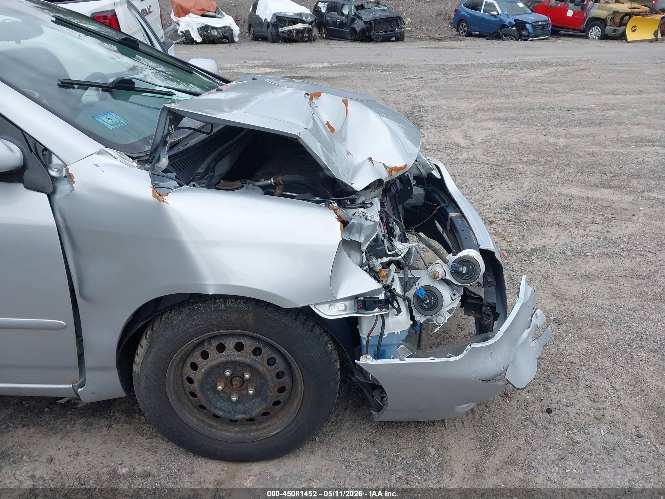 2008 Toyota Corolla Le Silver vin: 2T1BR30E38C856583
