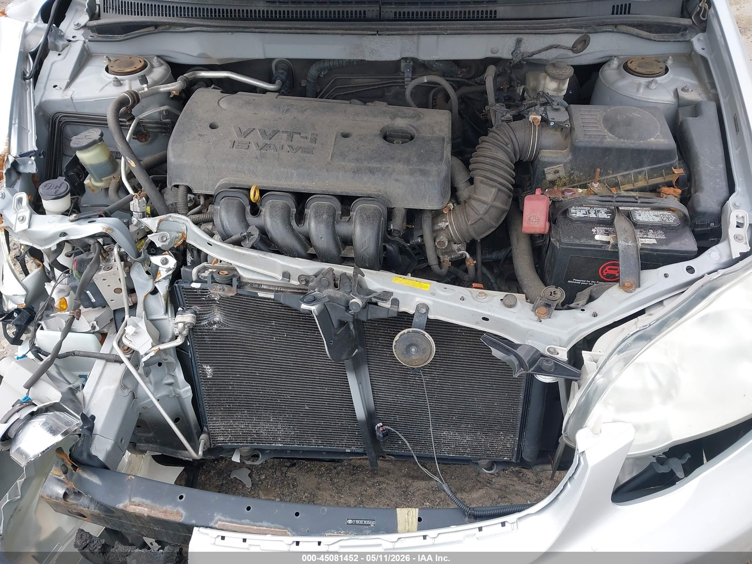 2008 Toyota Corolla Le Silver vin: 2T1BR30E38C856583