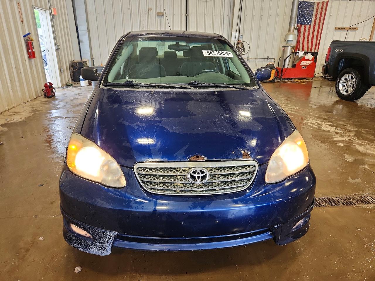 2008 Toyota Corolla S Blue vin: 2T1BR30E38C906639
