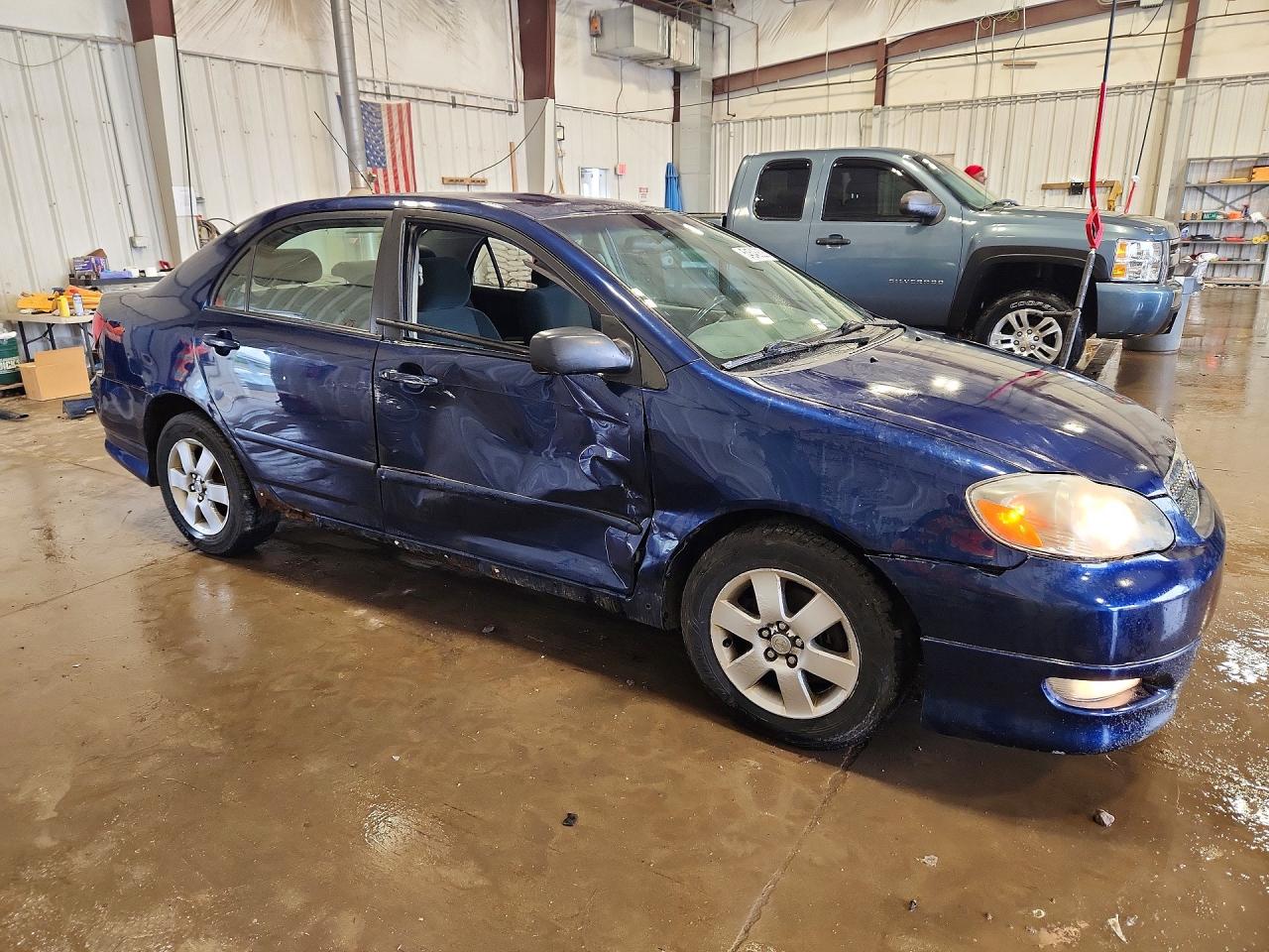 2008 Toyota Corolla S Blue vin: 2T1BR30E38C906639