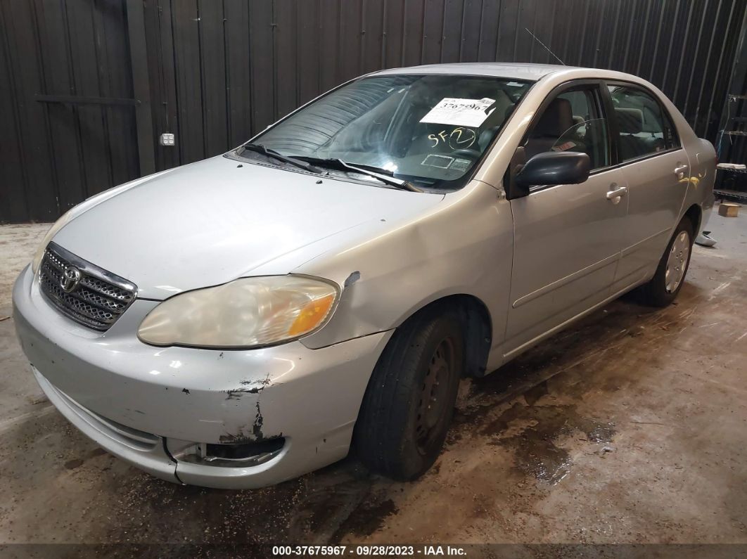2005 Toyota Corolla Le Silver vin: 2T1BR30E45C423706