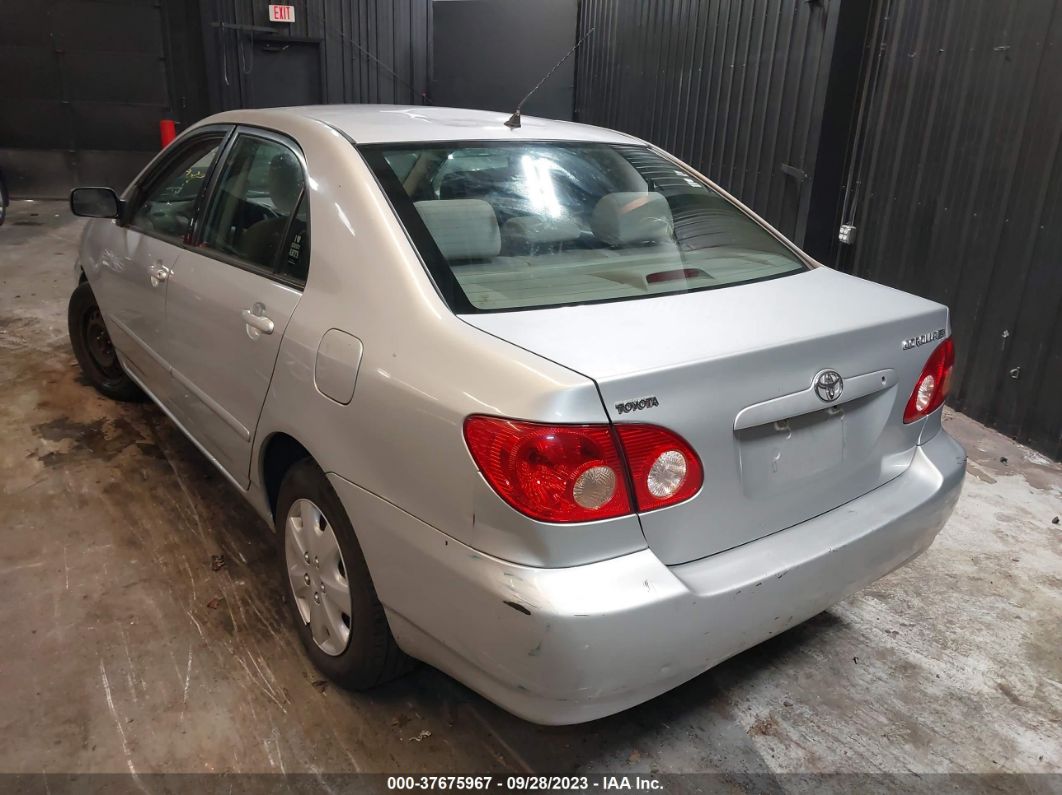 2005 Toyota Corolla Le Silver vin: 2T1BR30E45C423706