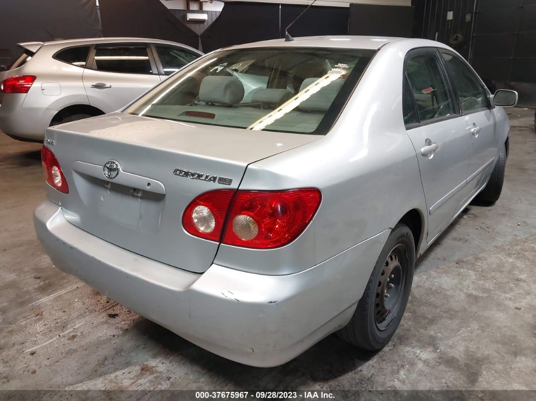 2005 Toyota Corolla Le Silver vin: 2T1BR30E45C423706