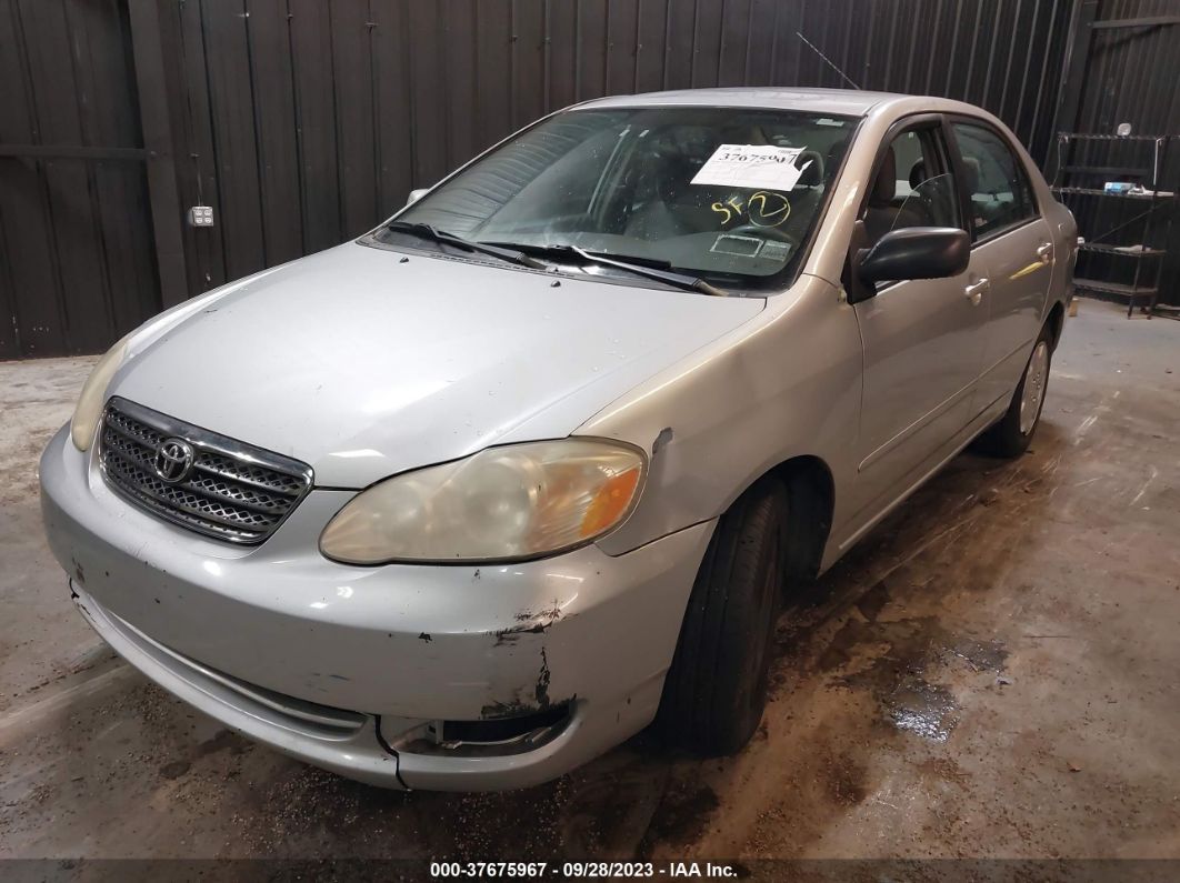 2005 Toyota Corolla Le Silver vin: 2T1BR30E45C423706