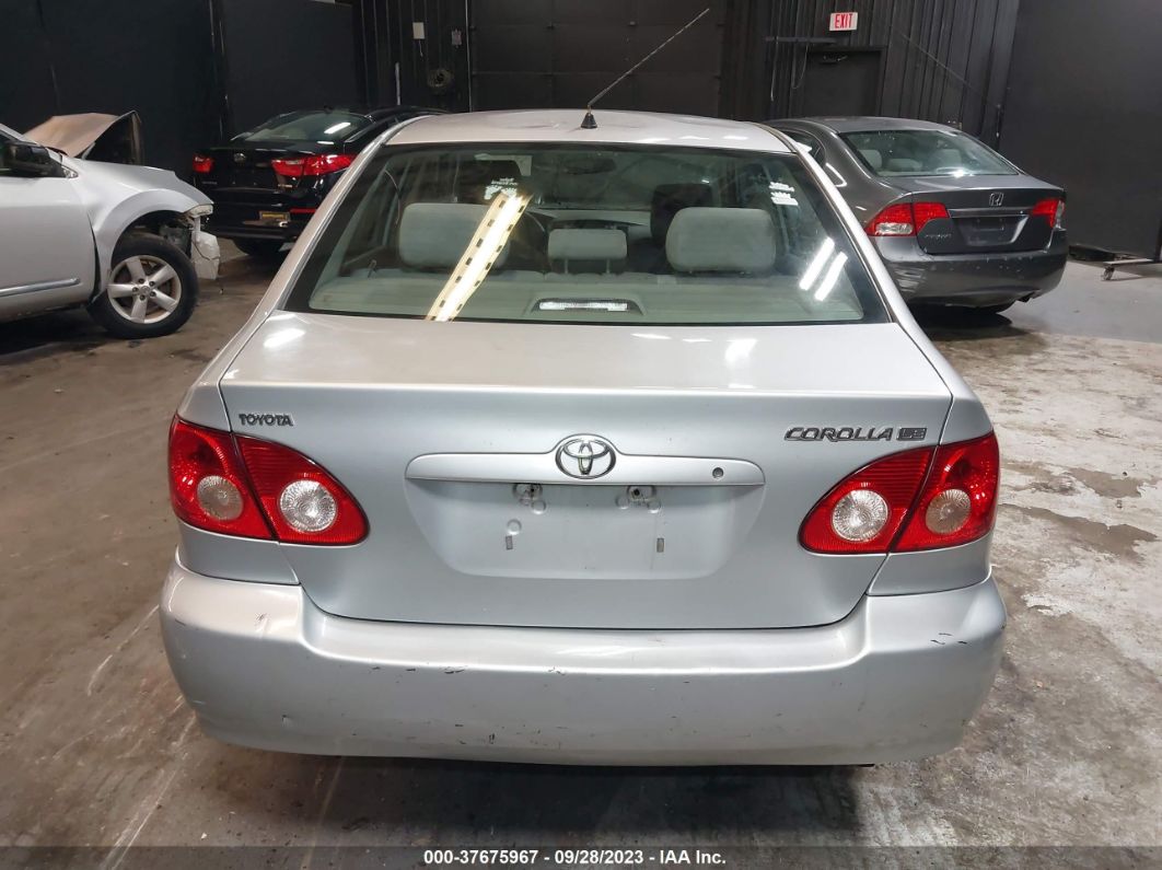 2005 Toyota Corolla Le Silver vin: 2T1BR30E45C423706