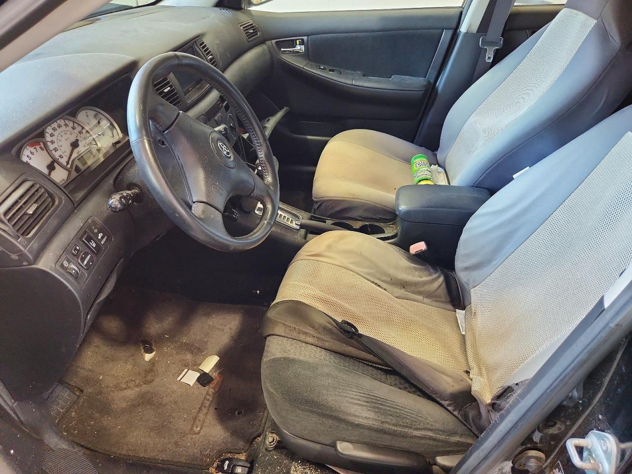 2007 Toyota Corolla Черный vin: 2T1BR30E47C718940
