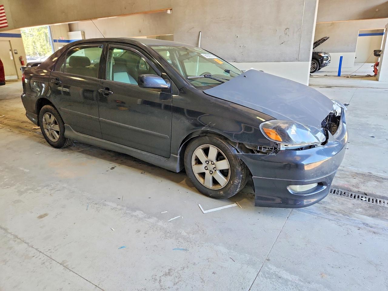 2007 Toyota Corolla Черный vin: 2T1BR30E47C718940
