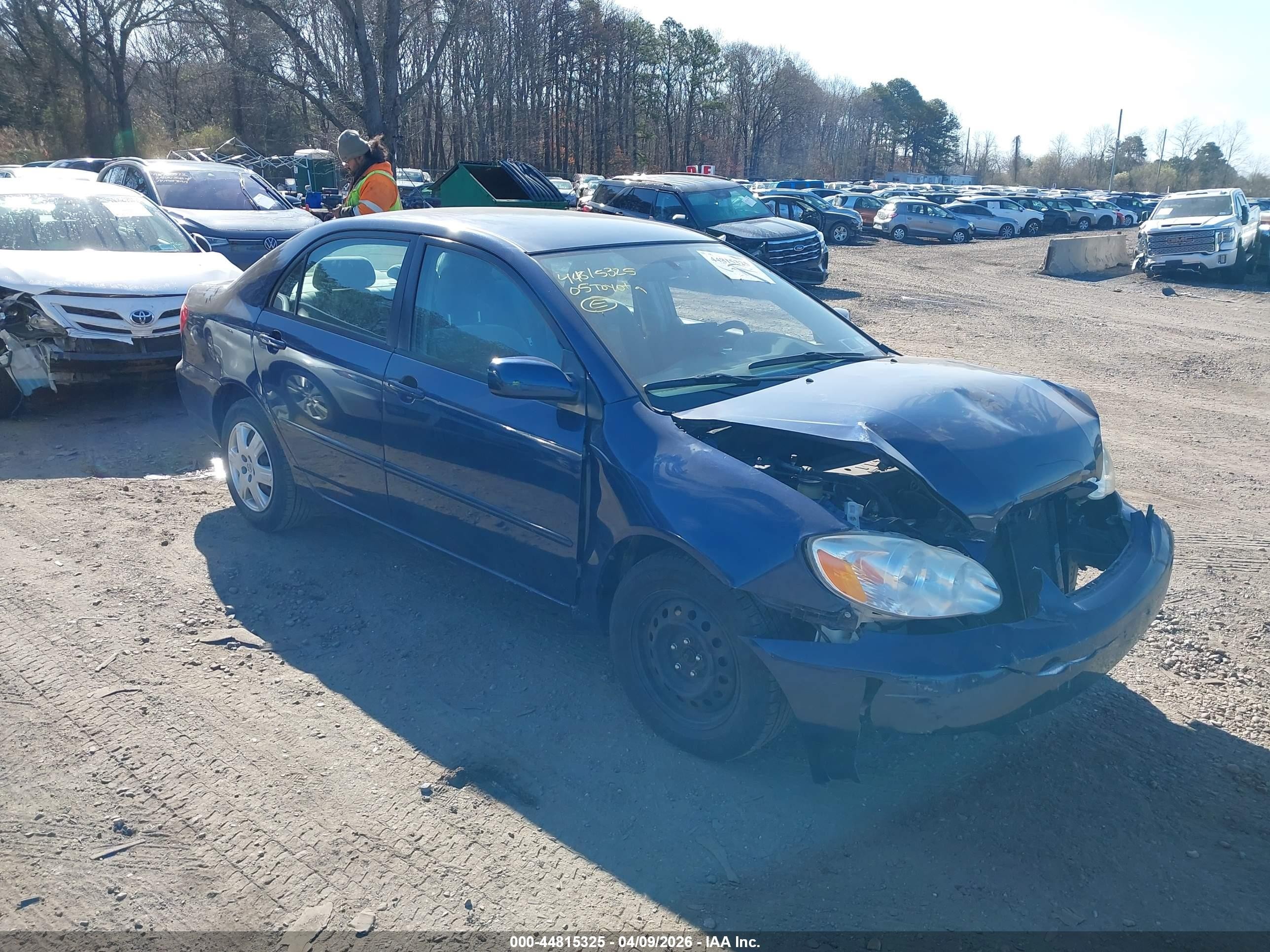 2005 Toyota Corolla Le Blue vin: 2T1BR30E55C388884