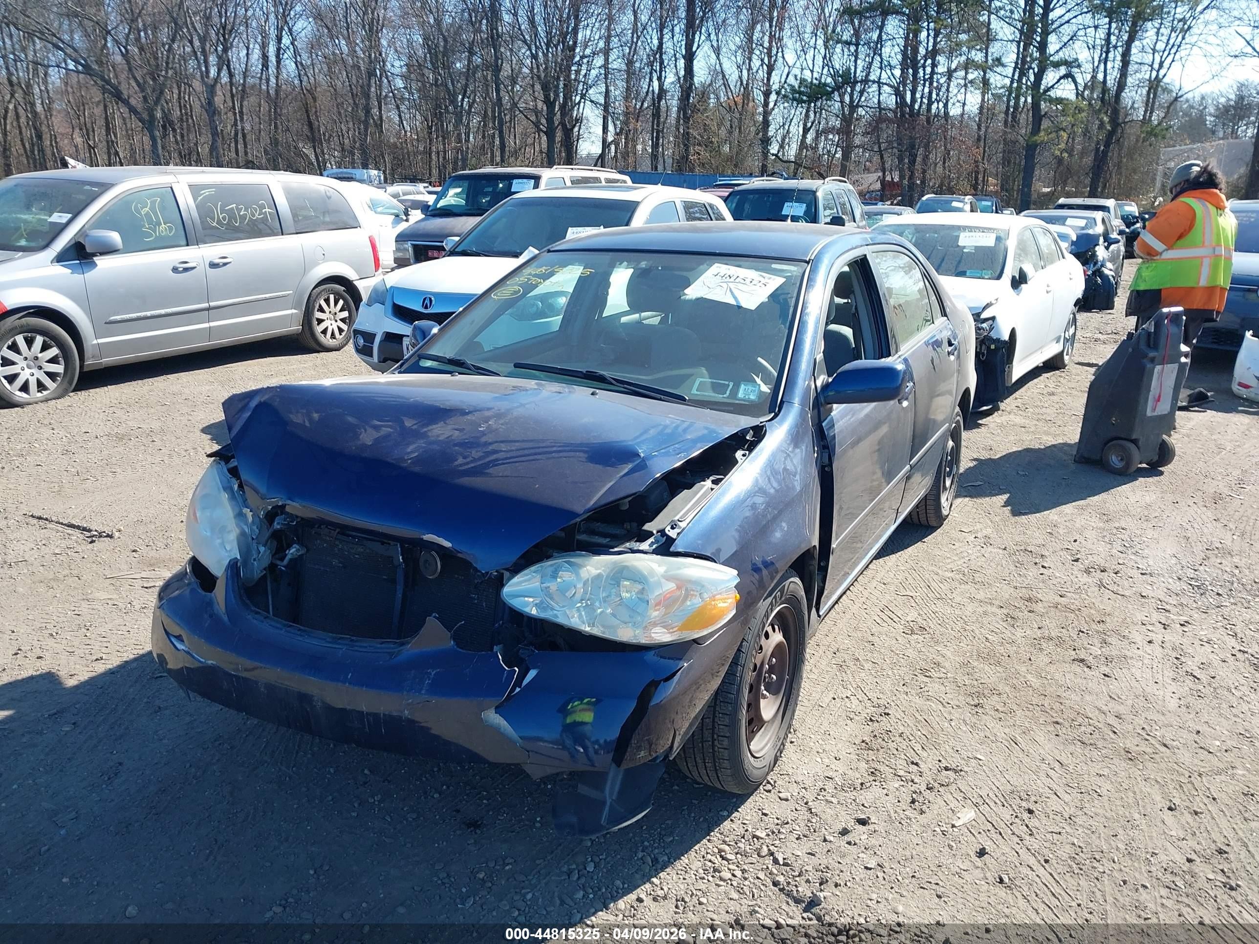 2005 Toyota Corolla Le Blue vin: 2T1BR30E55C388884