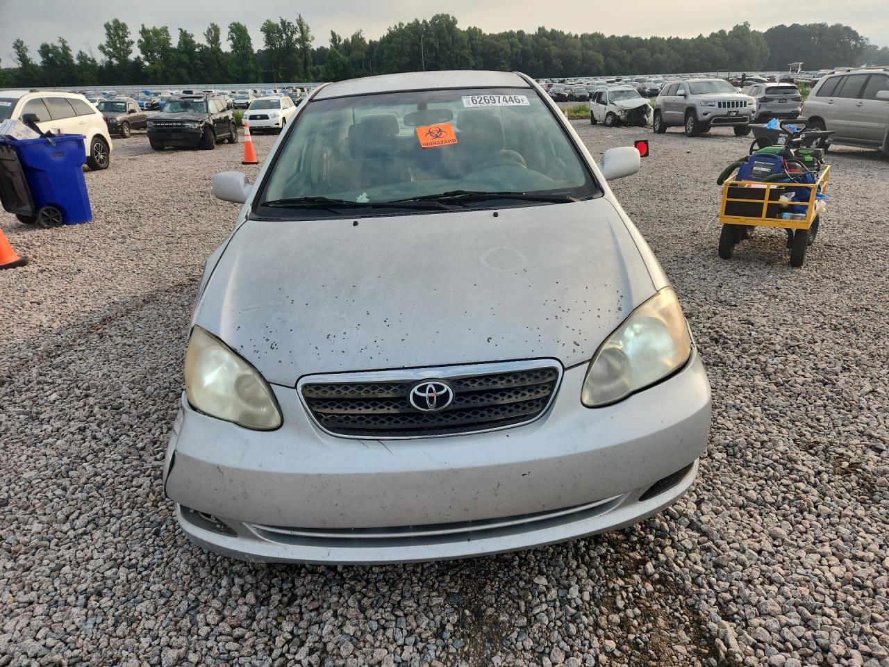 2007 Toyota Corolla Le Серебряный vin: 2T1BR30E57C753244