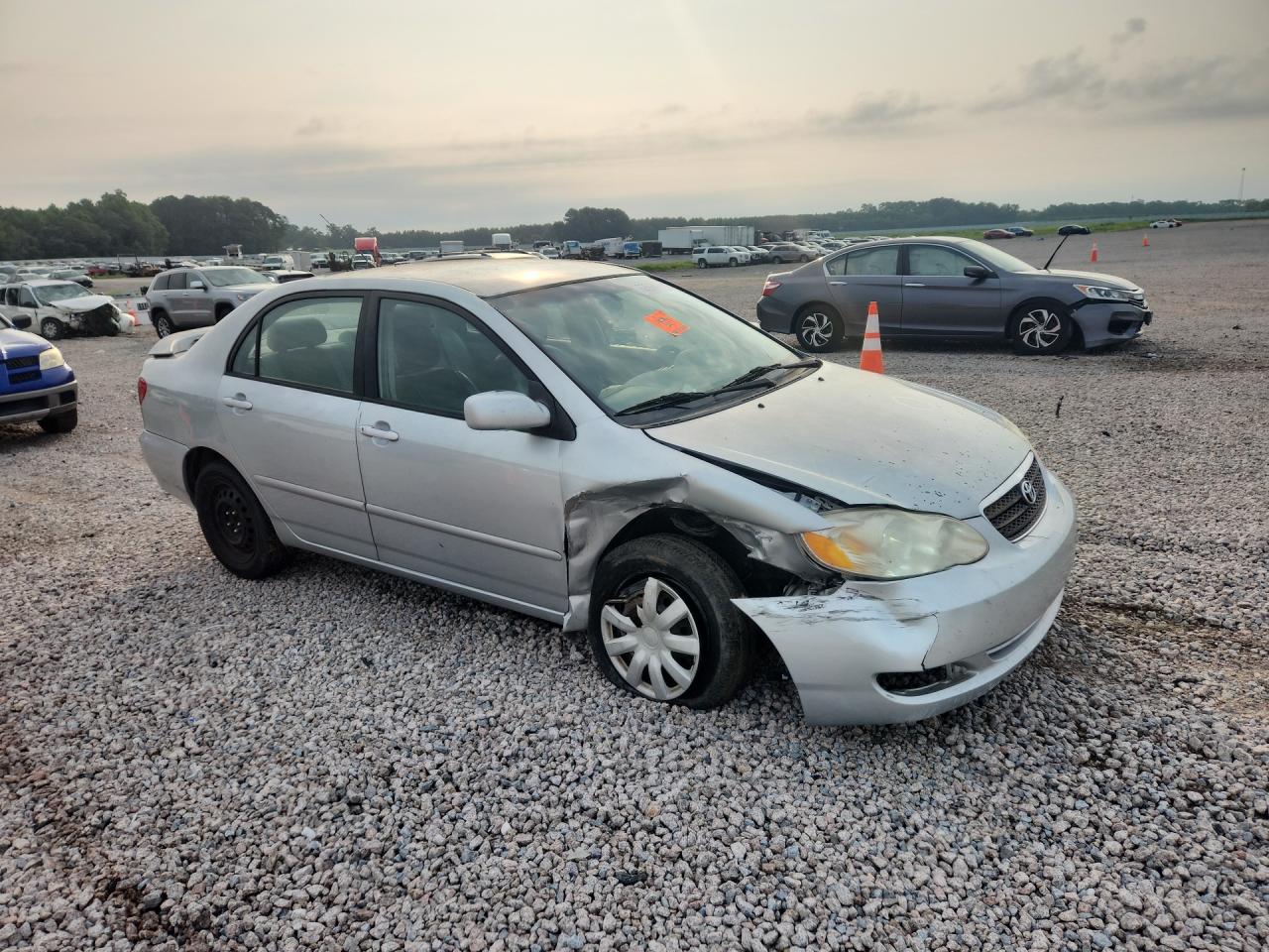 2007 Toyota Corolla Le Серебряный vin: 2T1BR30E57C753244