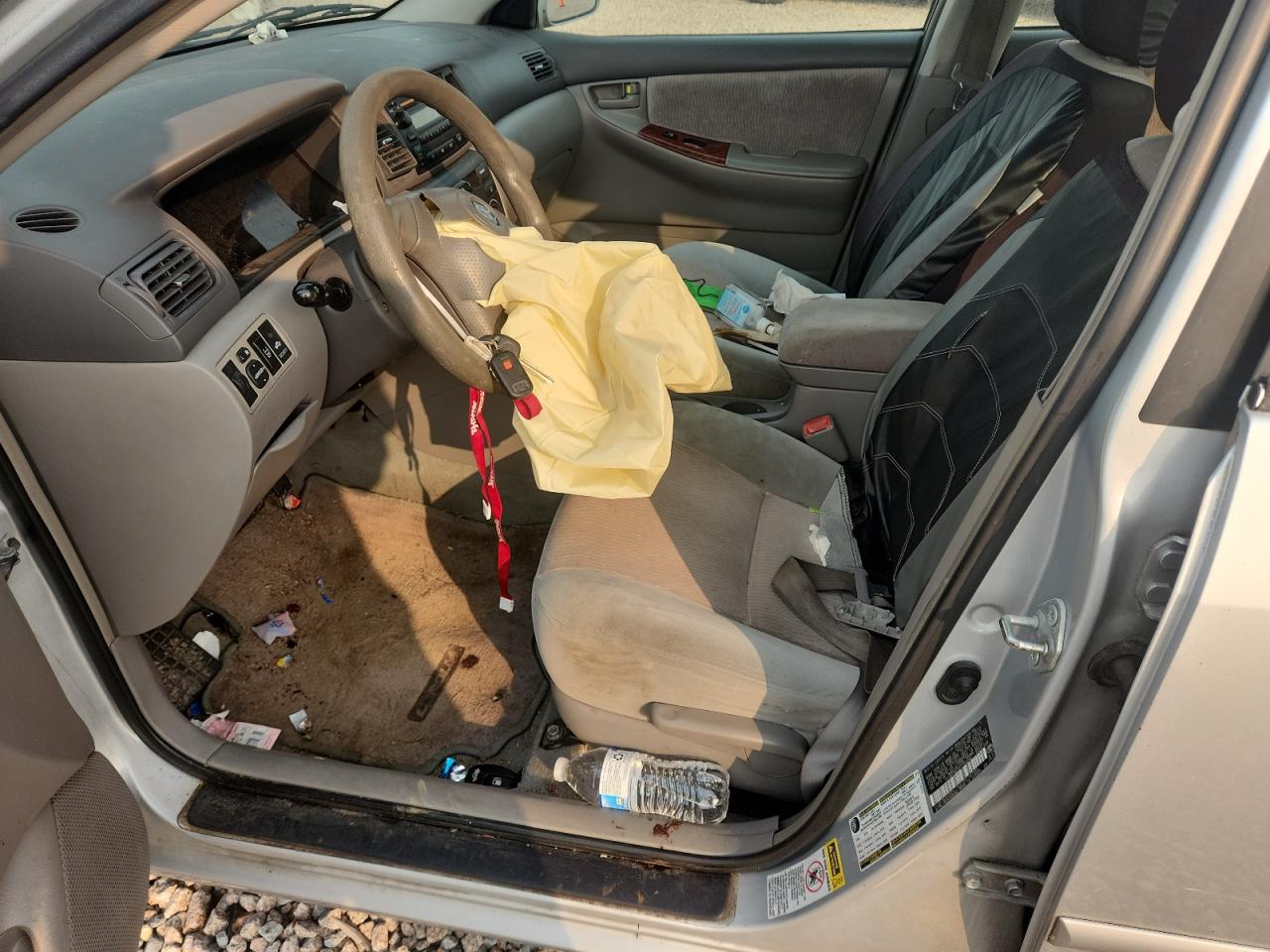2007 Toyota Corolla Le Серебряный vin: 2T1BR30E57C753244