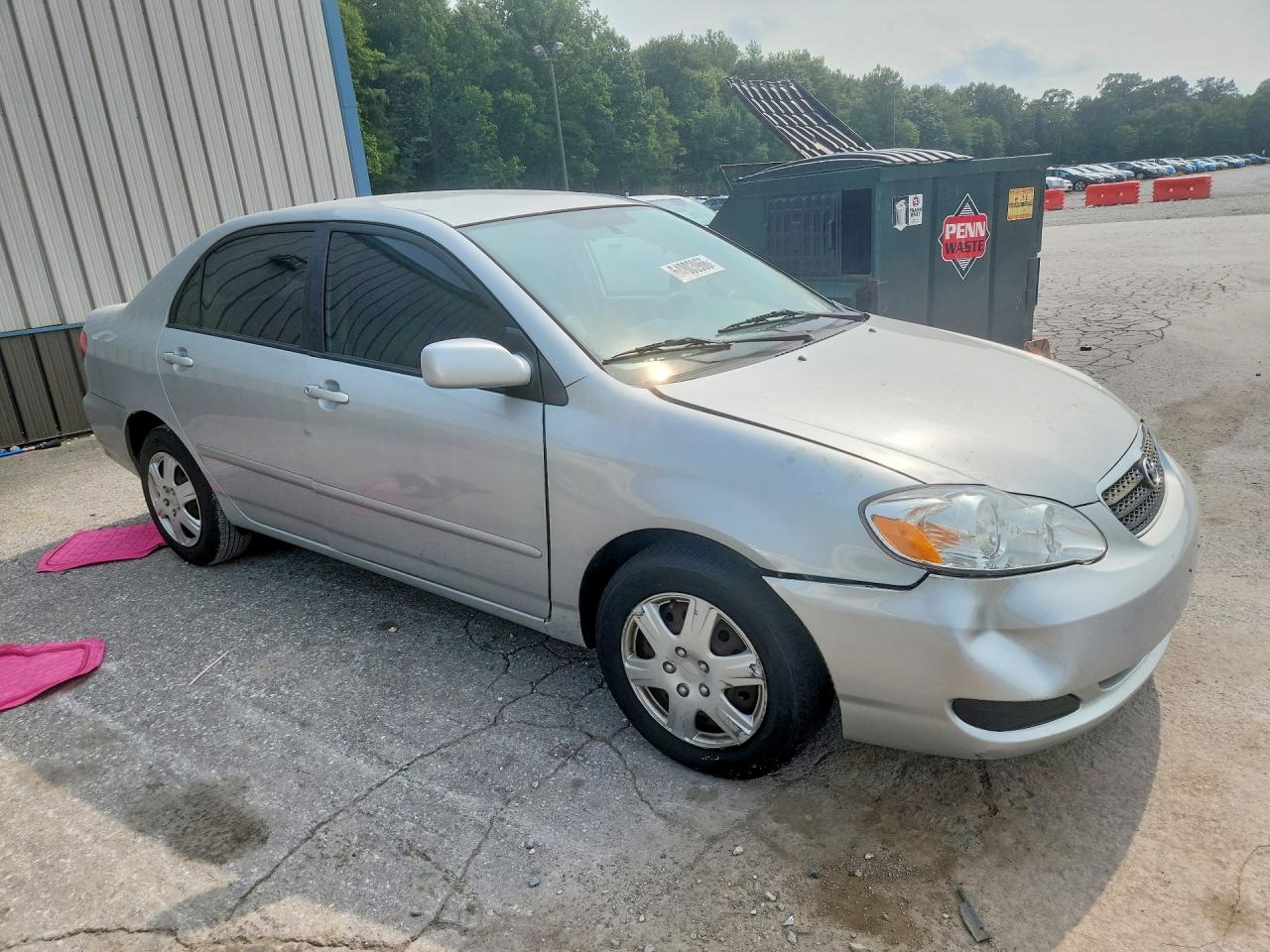2007 Toyota Corolla Le Серебряный vin: 2T1BR30E57C755799