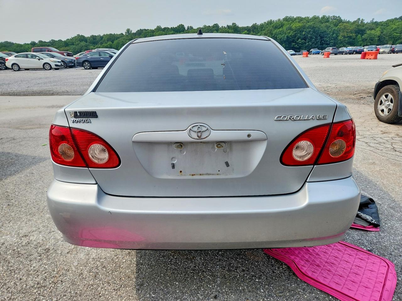 2007 Toyota Corolla Le Серебряный vin: 2T1BR30E57C755799