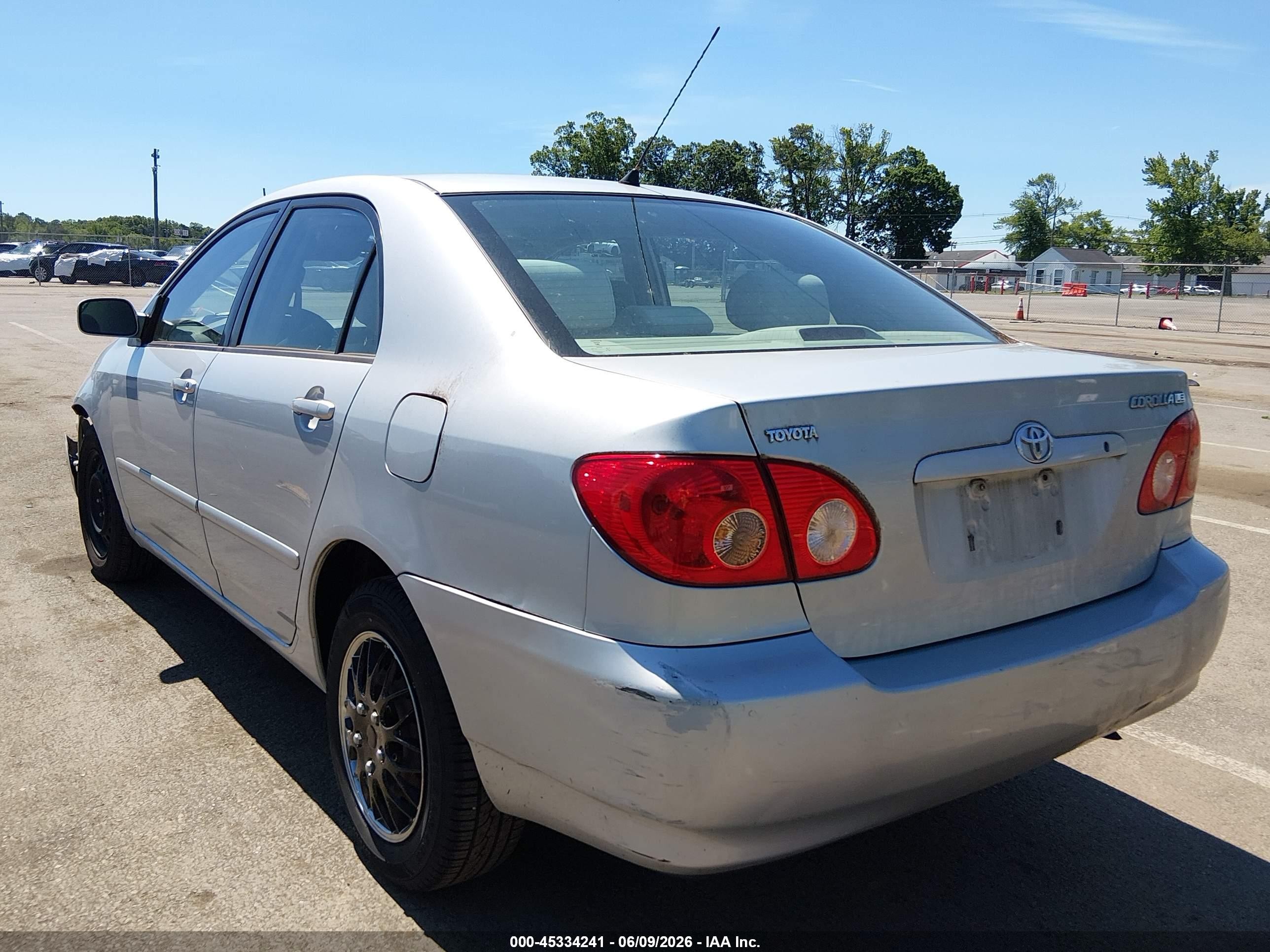 2007 Toyota Corolla Le Silver vin: 2T1BR30E57C762915