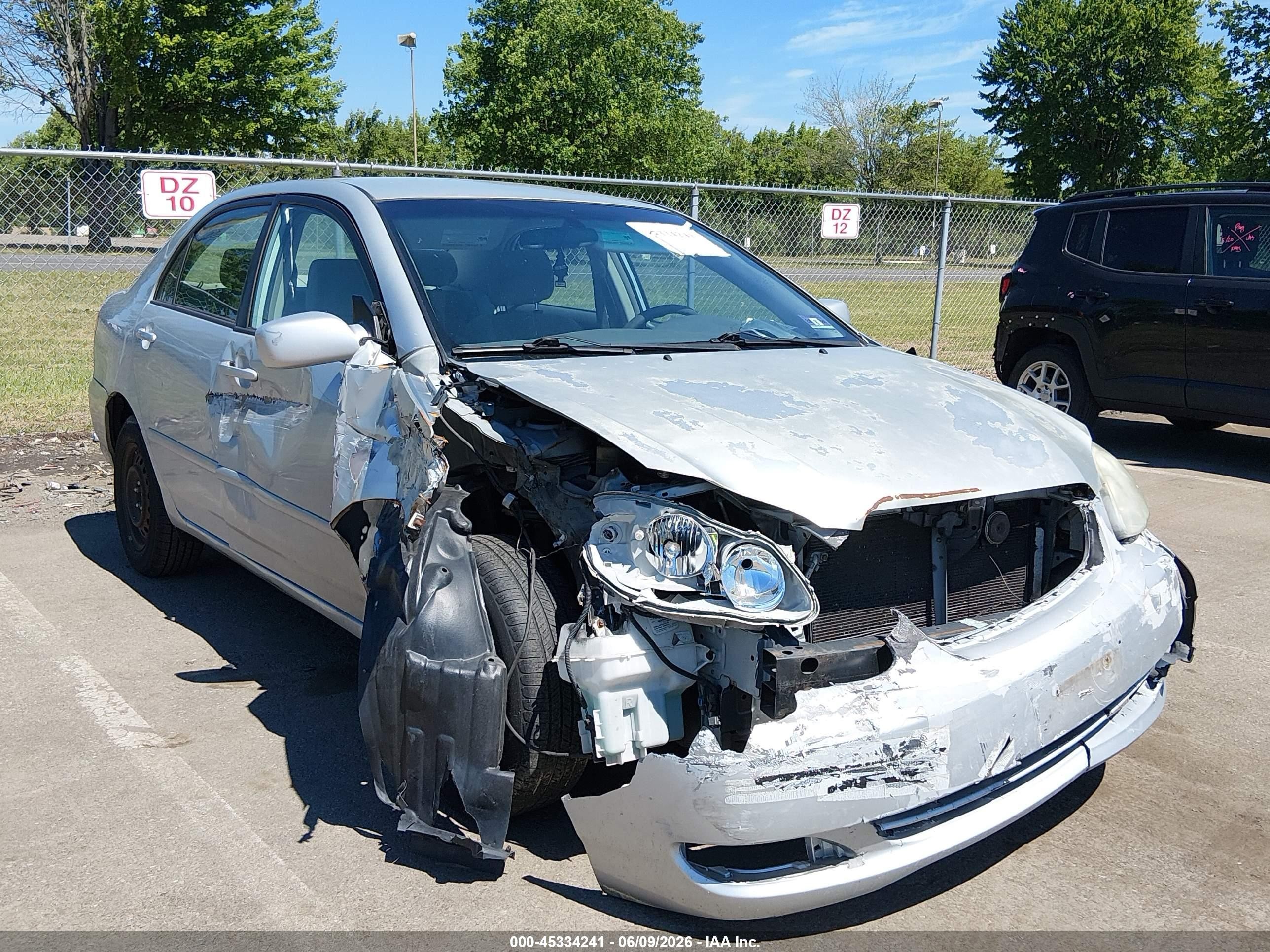 2007 Toyota Corolla Le Silver vin: 2T1BR30E57C762915