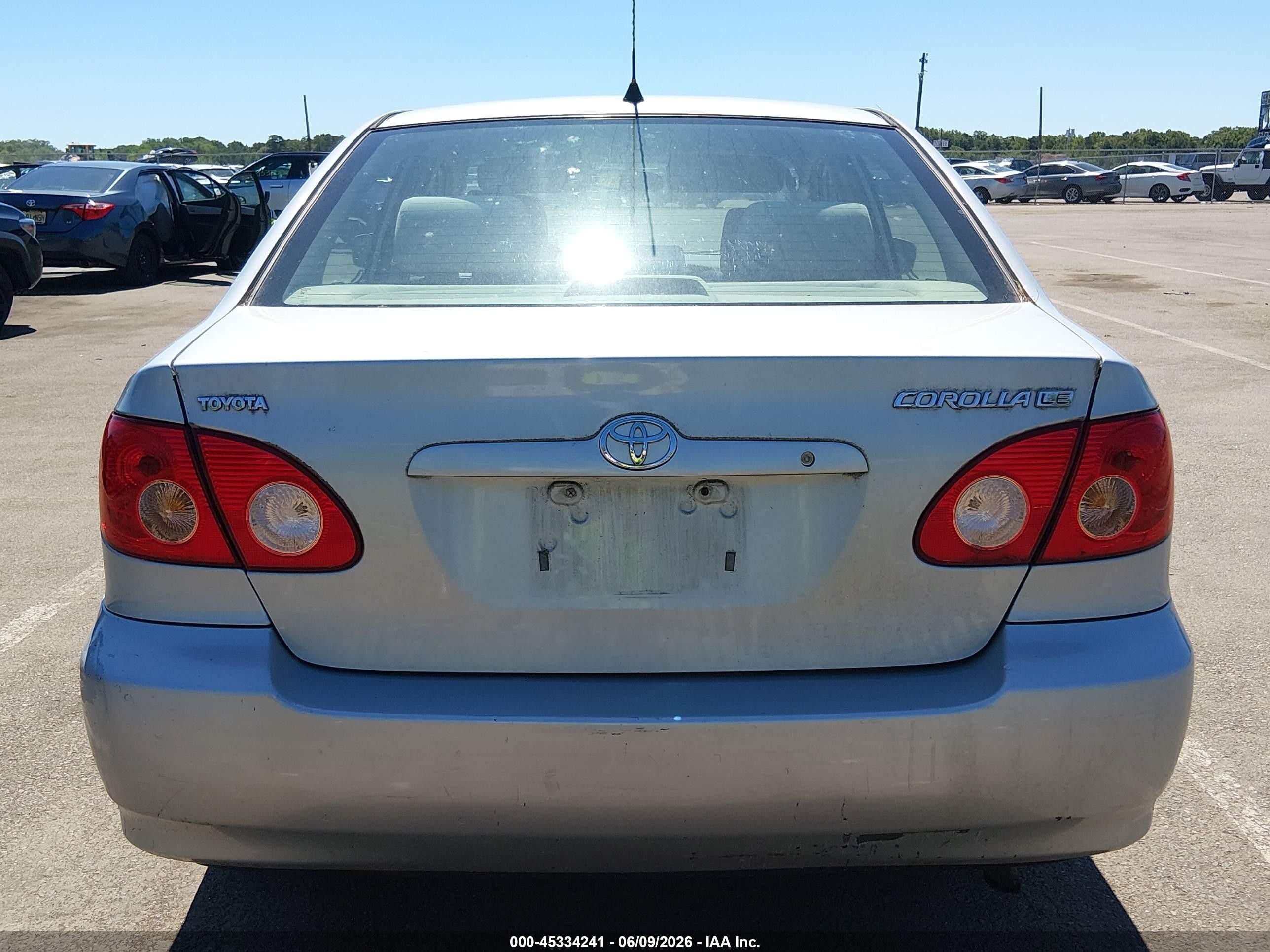 2007 Toyota Corolla Le Silver vin: 2T1BR30E57C762915