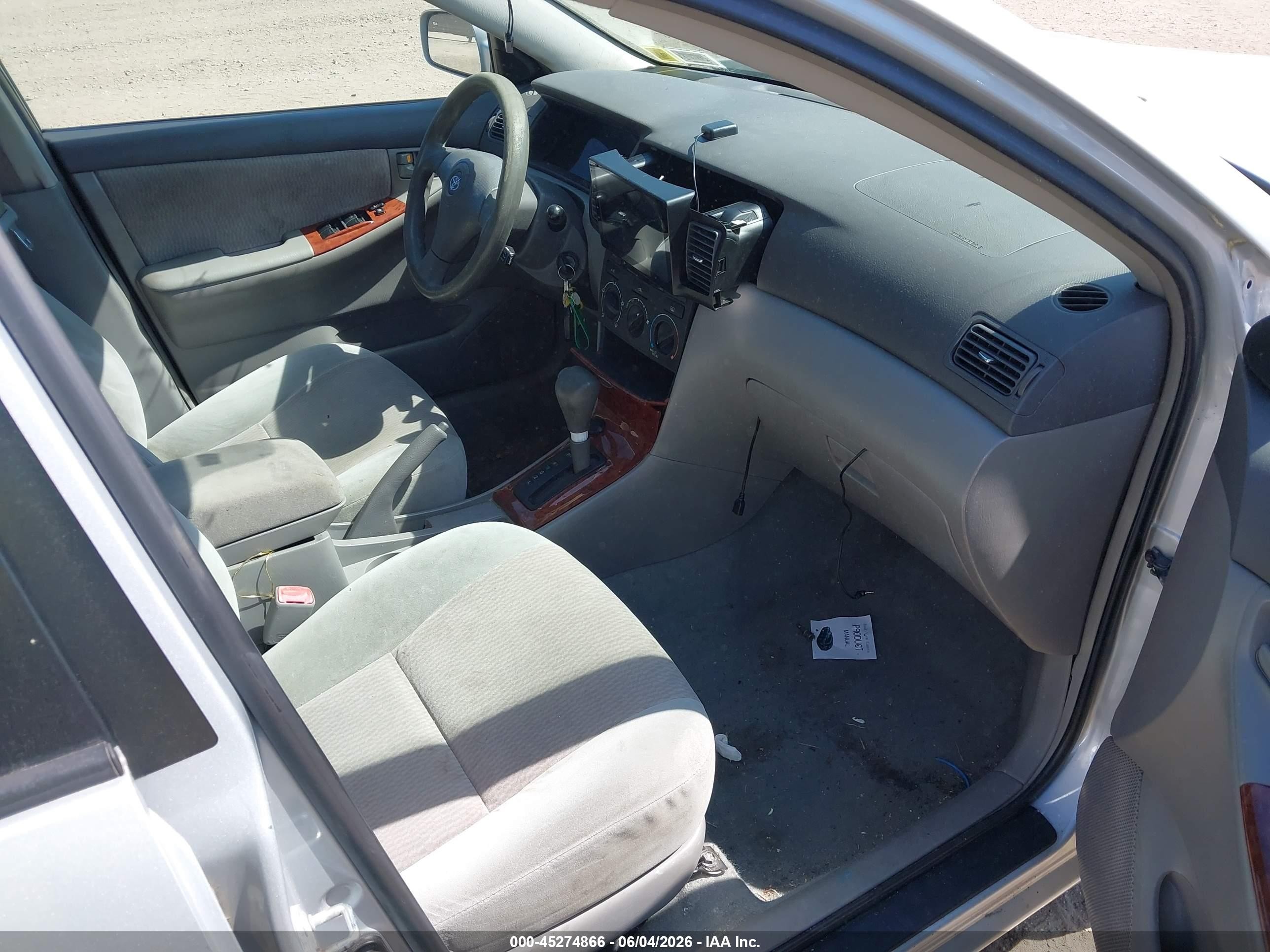 2007 Toyota Corolla Le Gray vin: 2T1BR30E57C765099
