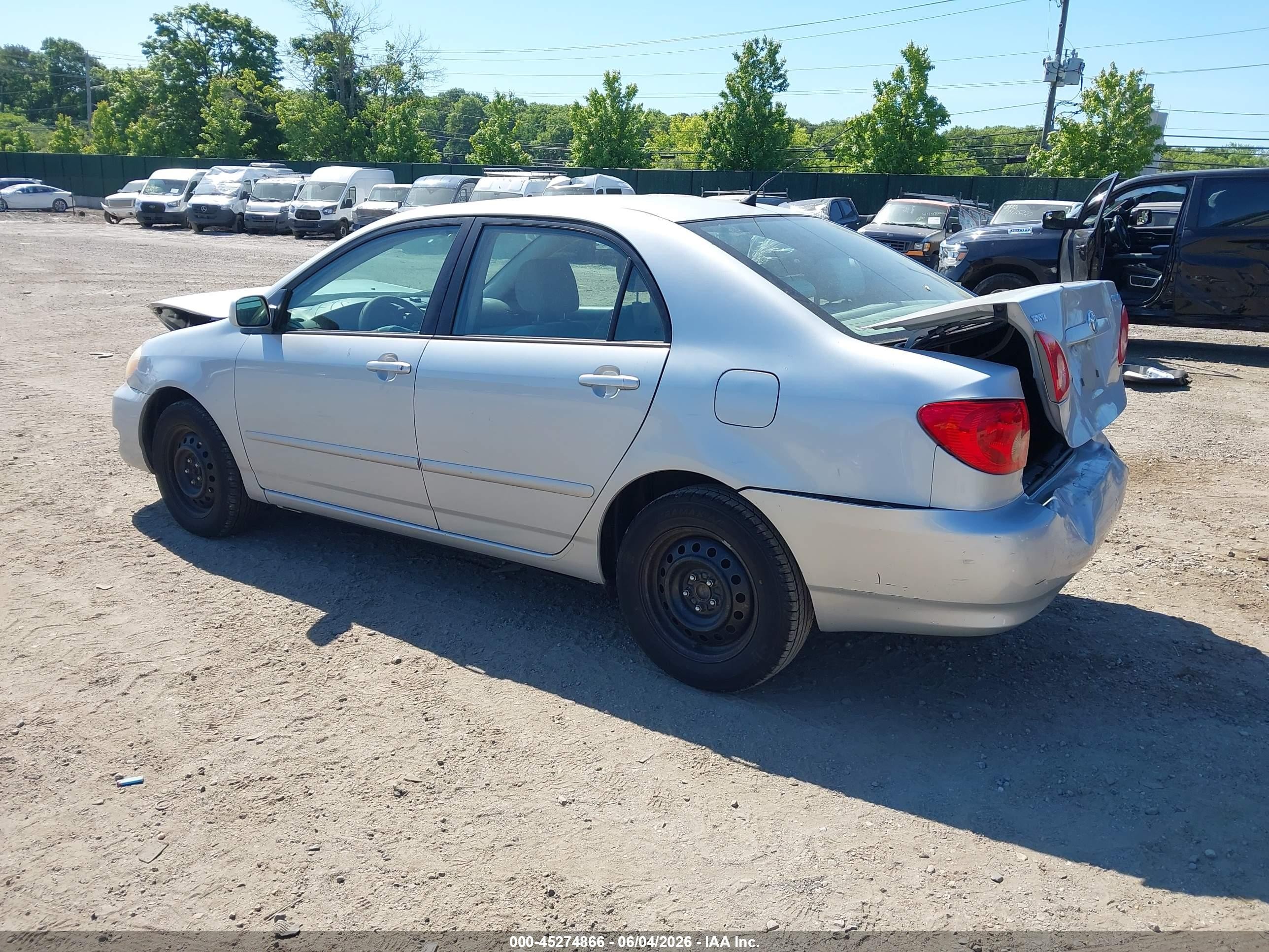 2007 Toyota Corolla Le Gray vin: 2T1BR30E57C765099