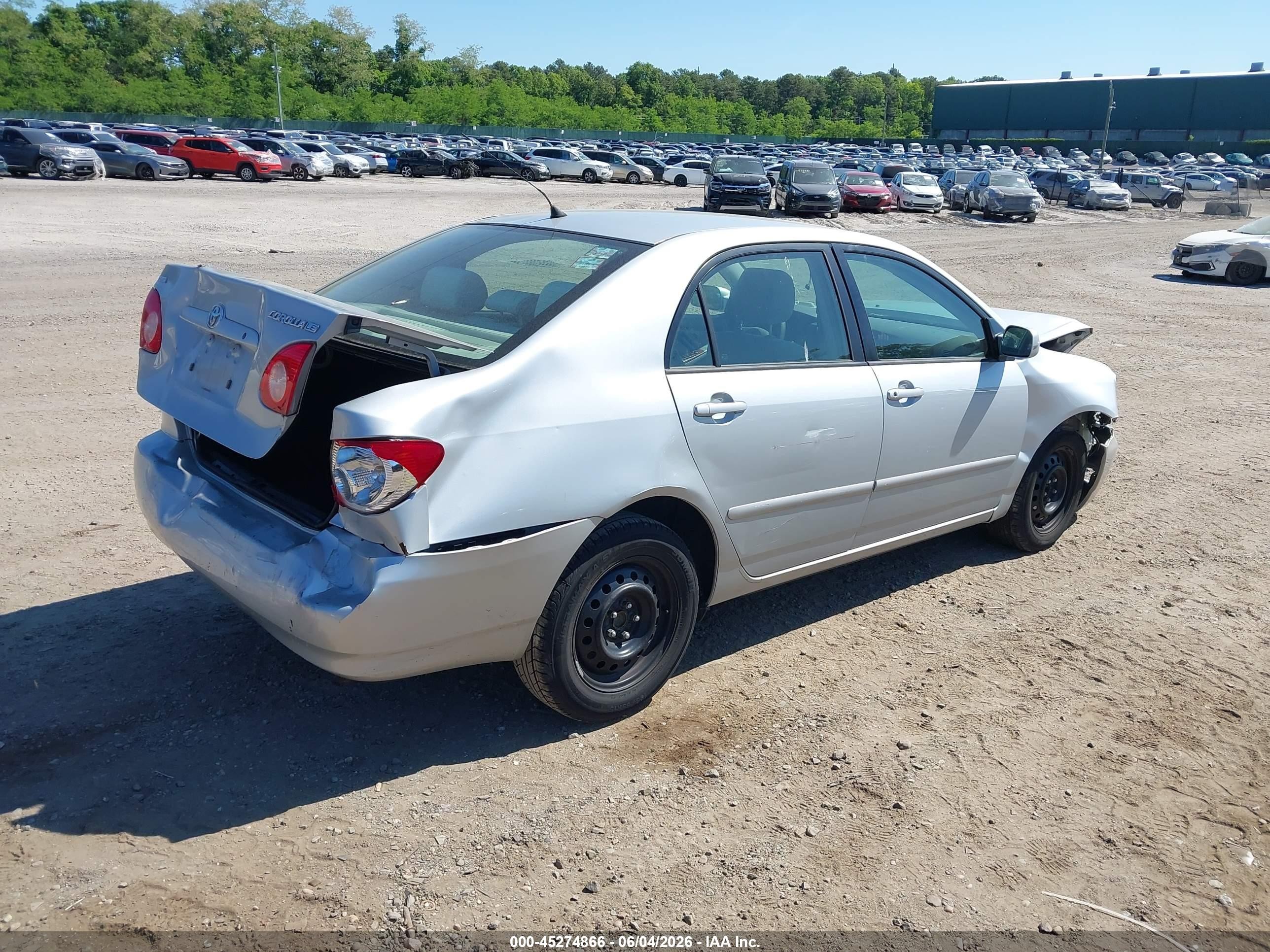 2007 Toyota Corolla Le Gray vin: 2T1BR30E57C765099