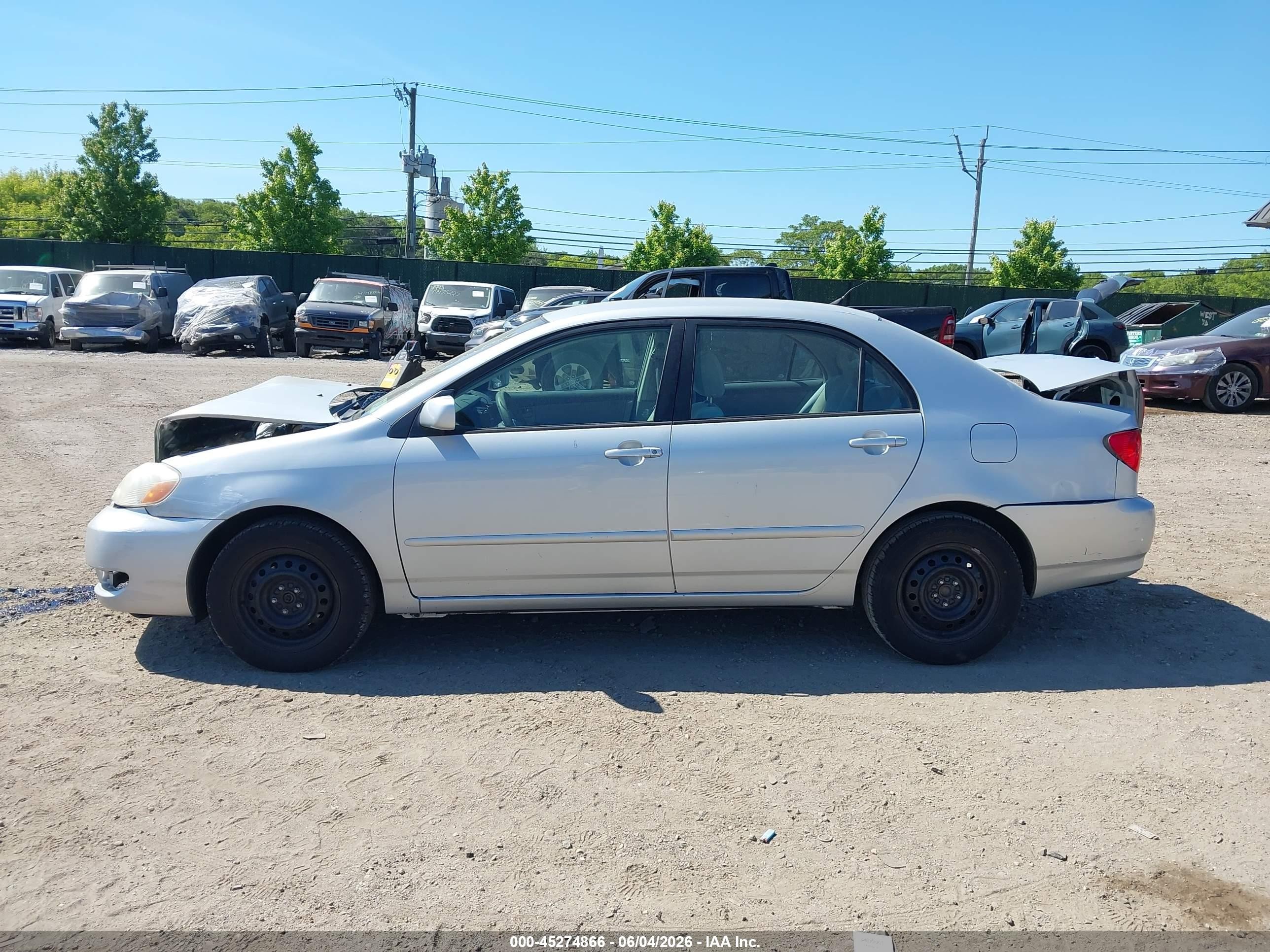 2007 Toyota Corolla Le Gray vin: 2T1BR30E57C765099