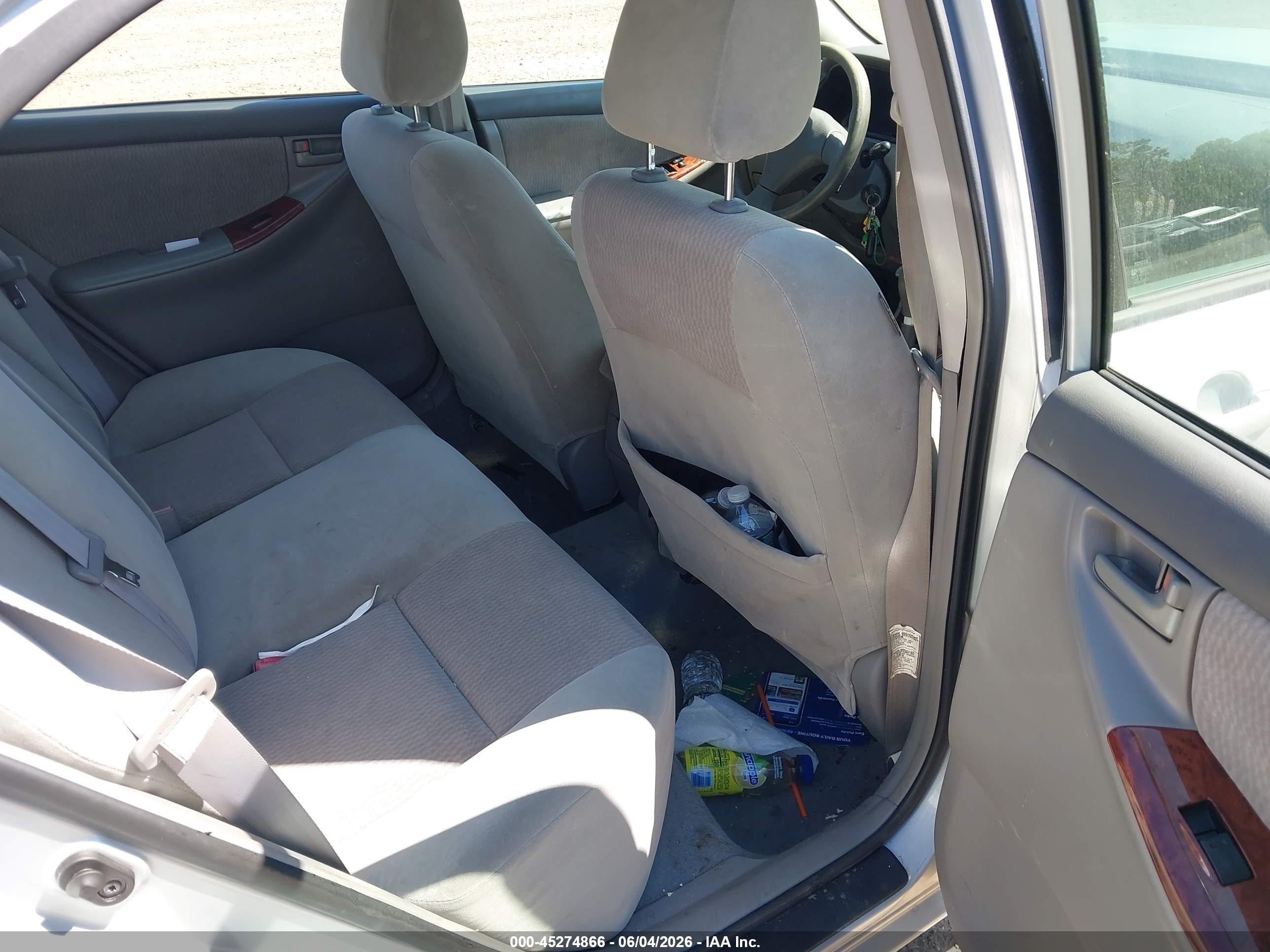 2007 Toyota Corolla Le Gray vin: 2T1BR30E57C765099
