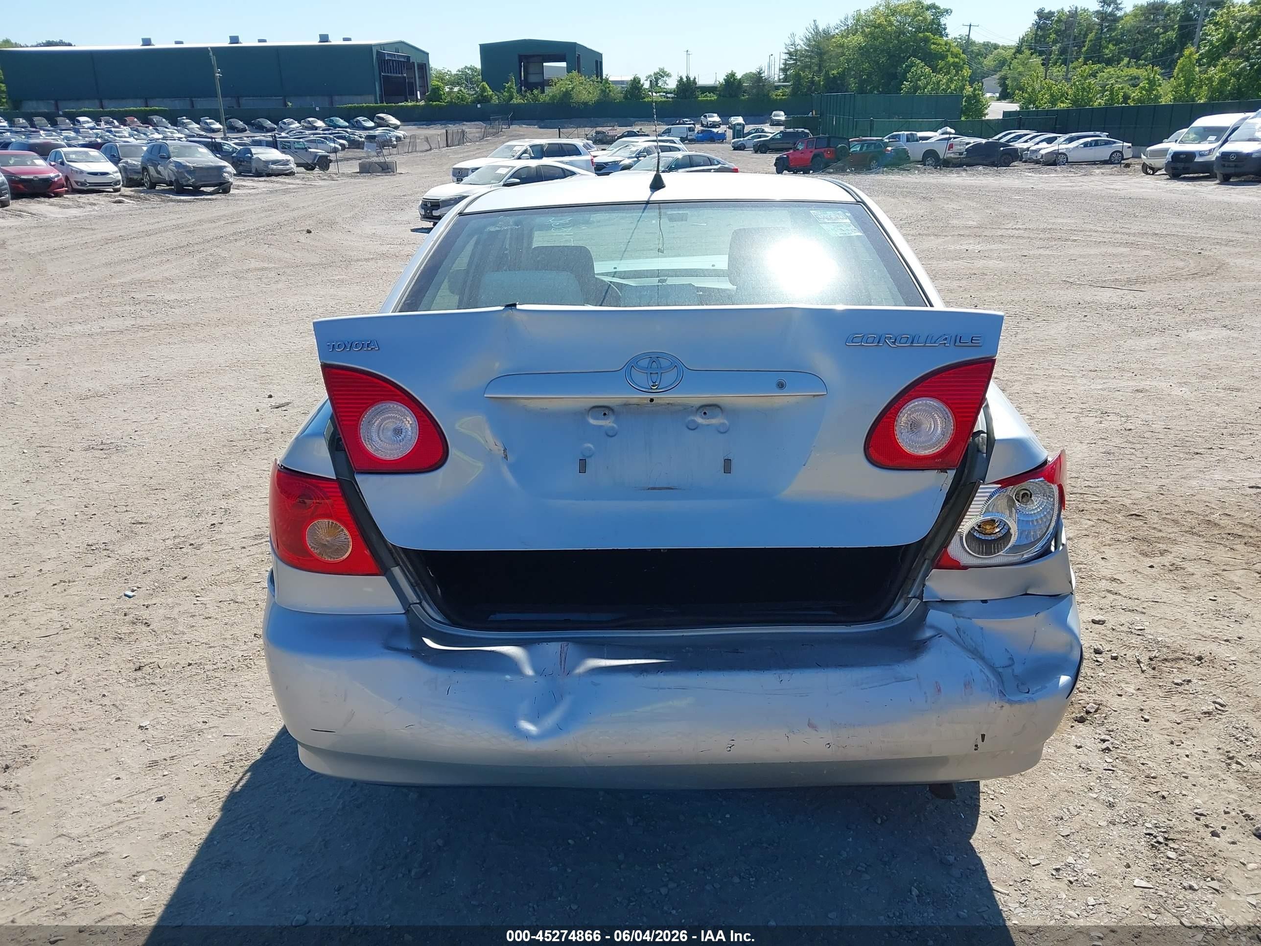 2007 Toyota Corolla Le Gray vin: 2T1BR30E57C765099