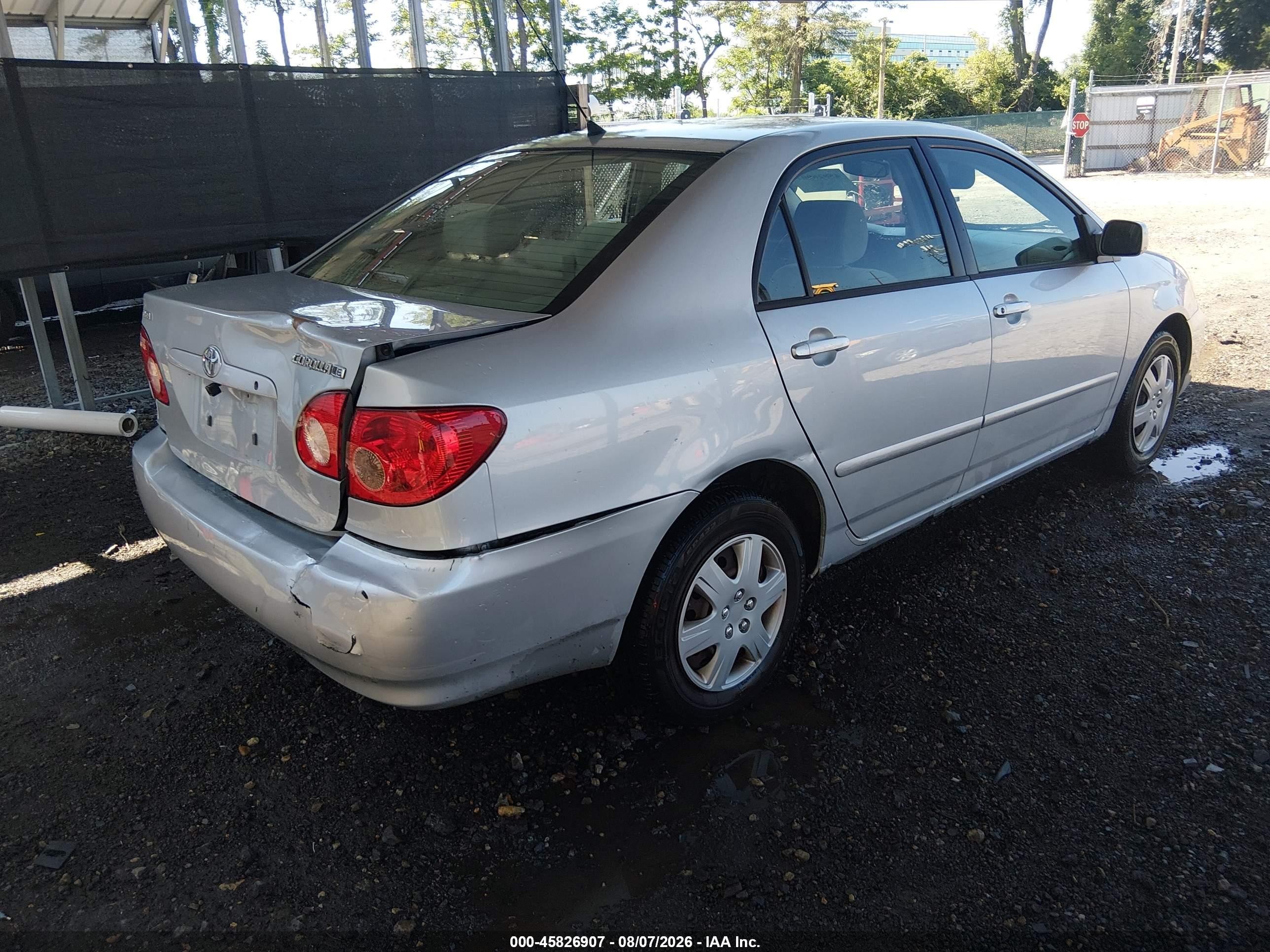 2008 Toyota Corolla Le Silver vin: 2T1BR30E58C880206