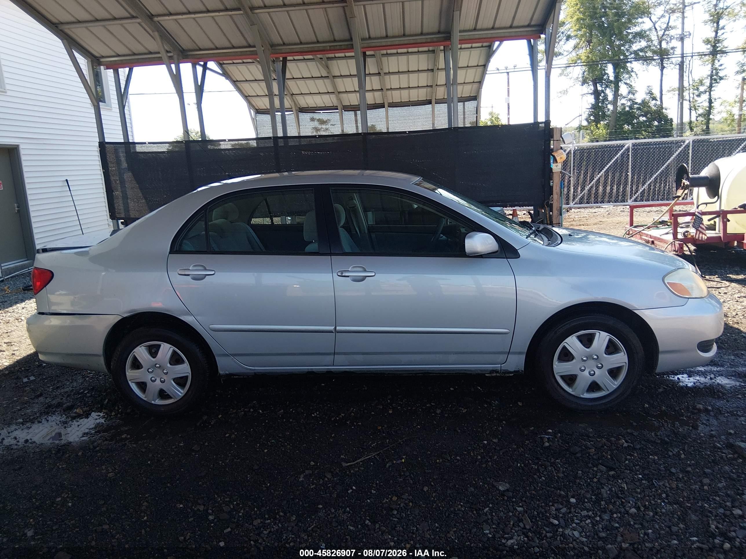 2008 Toyota Corolla Le Silver vin: 2T1BR30E58C880206