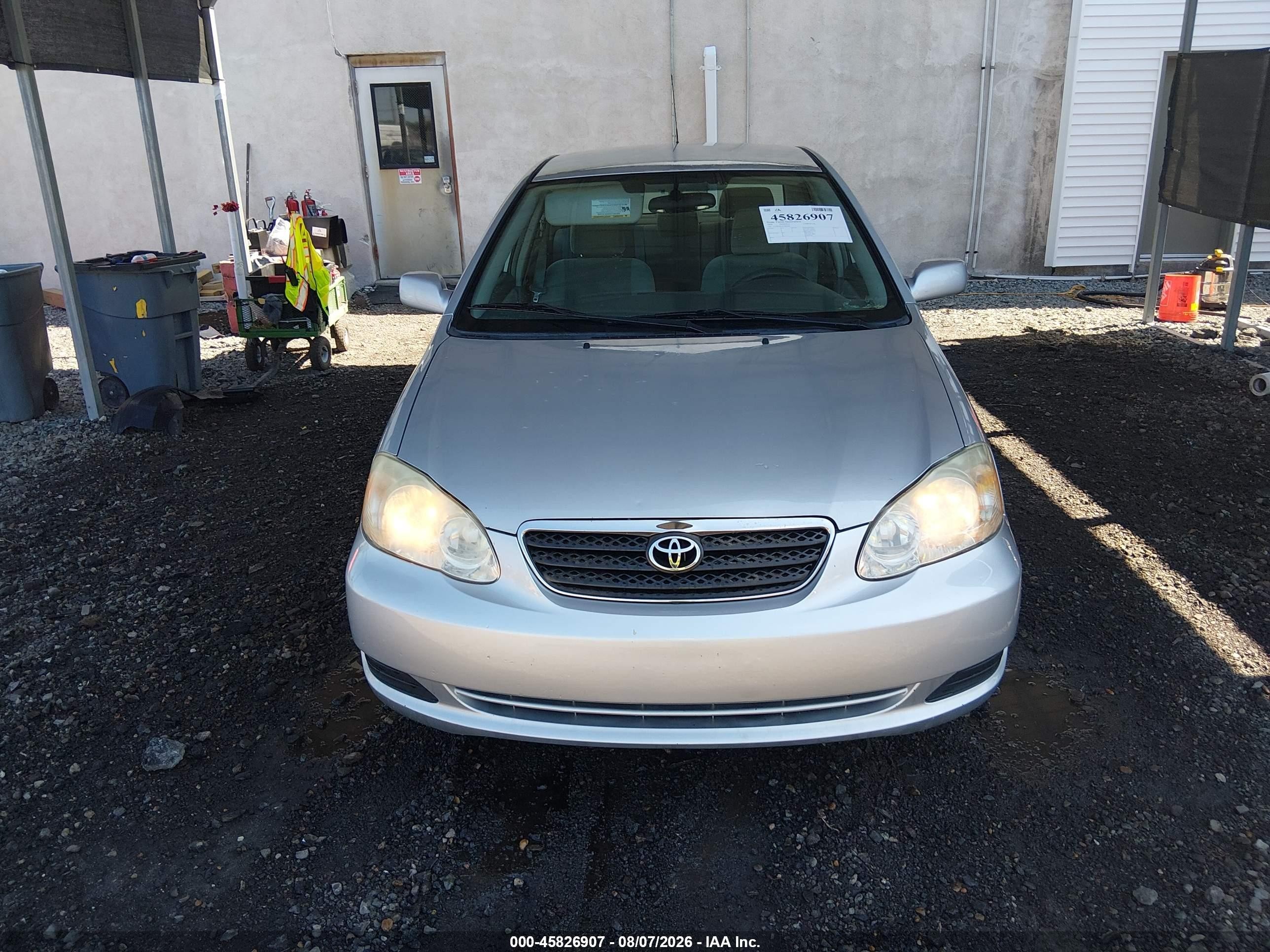 2008 Toyota Corolla Le Silver vin: 2T1BR30E58C880206