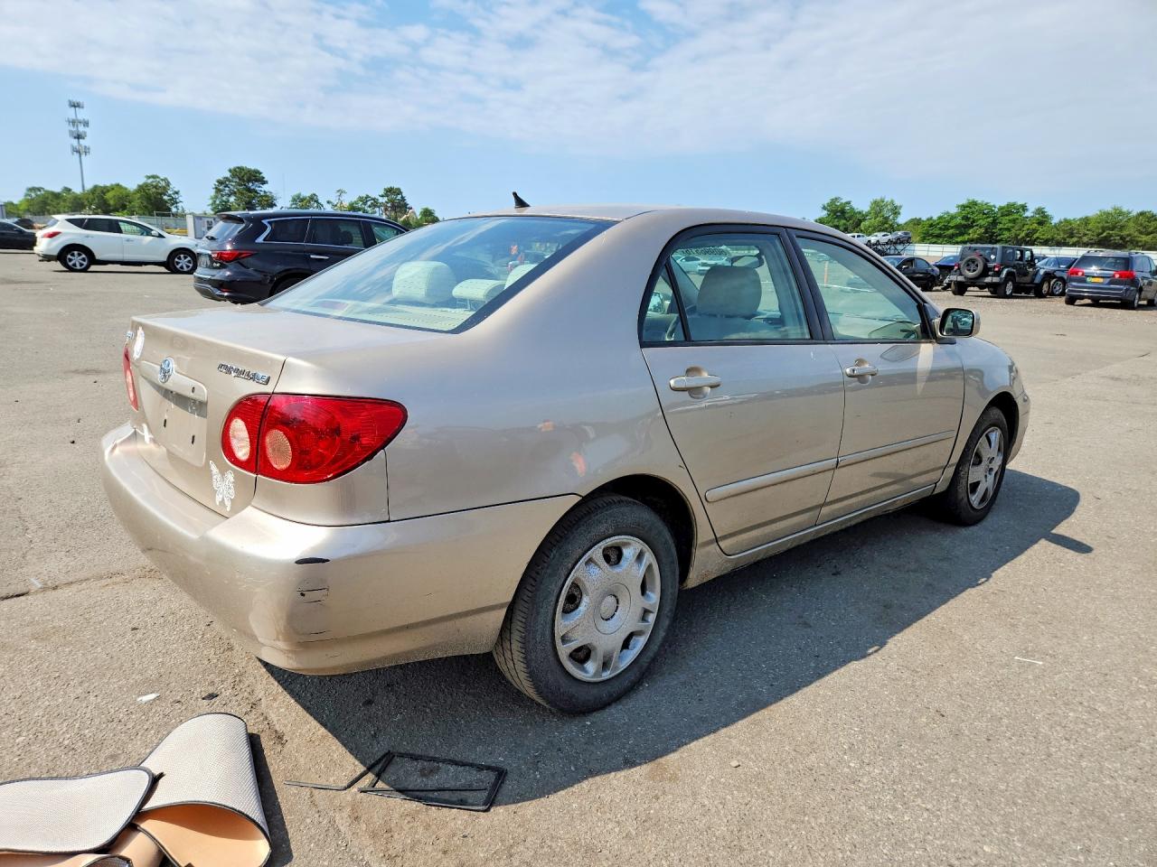 2008 Toyota Corolla Le Золотой vin: 2T1BR30E58C912586