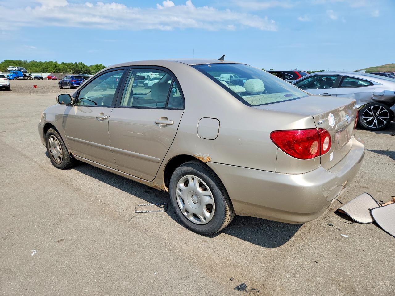 2008 Toyota Corolla Le Золотой vin: 2T1BR30E58C912586
