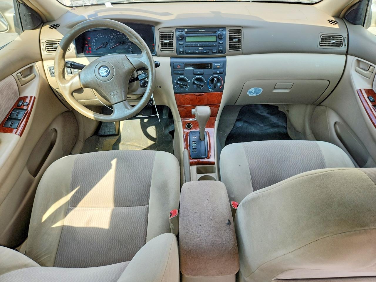 2008 Toyota Corolla Le Золотой vin: 2T1BR30E58C912586