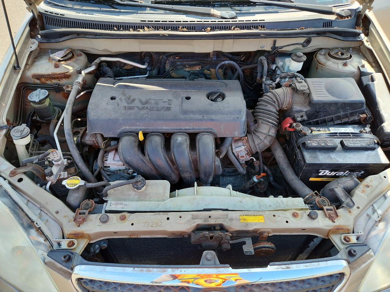 2008 Toyota Corolla Le Золотой vin: 2T1BR30E58C912586