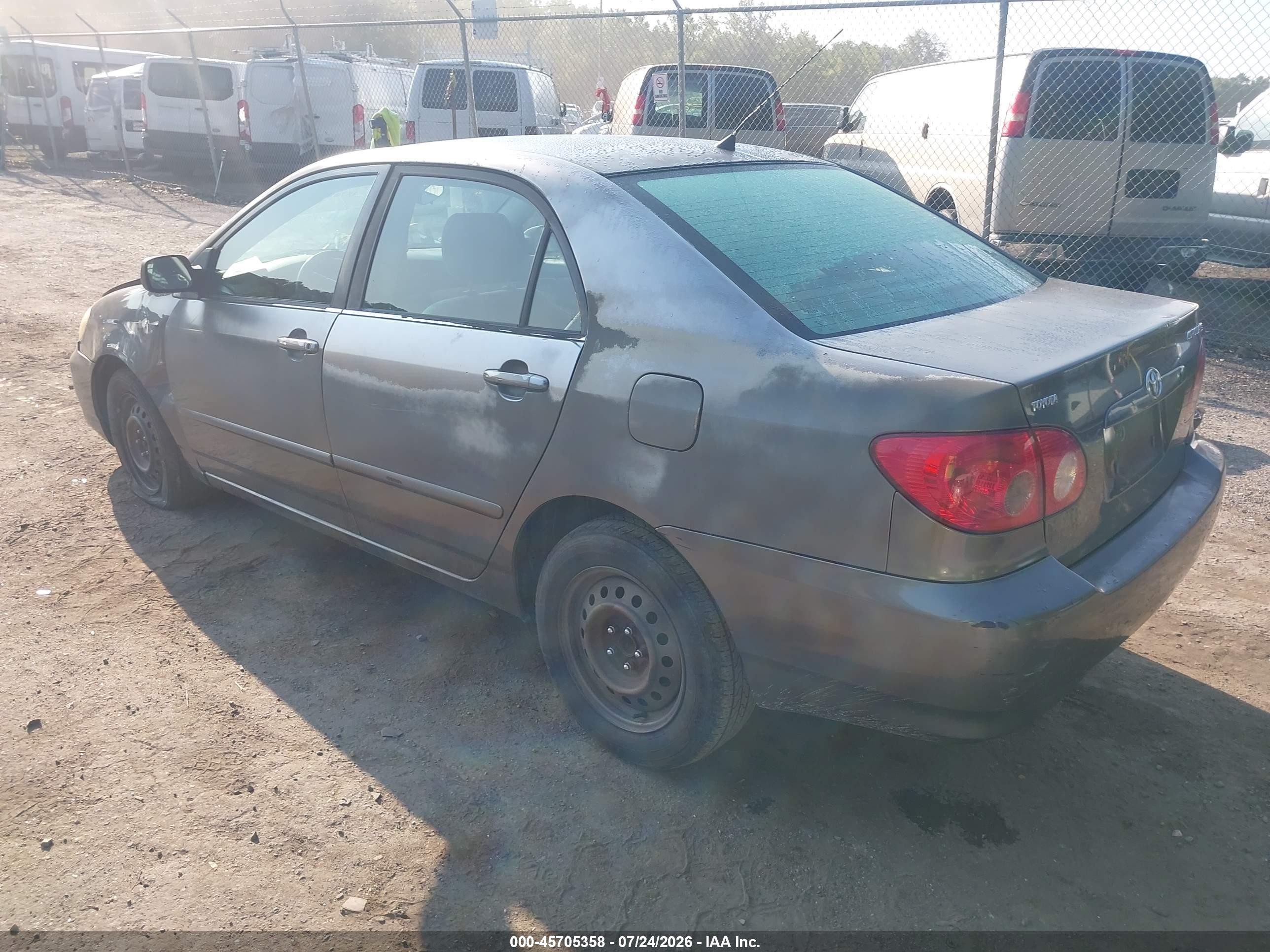 2005 Toyota Corolla Le Silver vin: 2T1BR30E65C488539