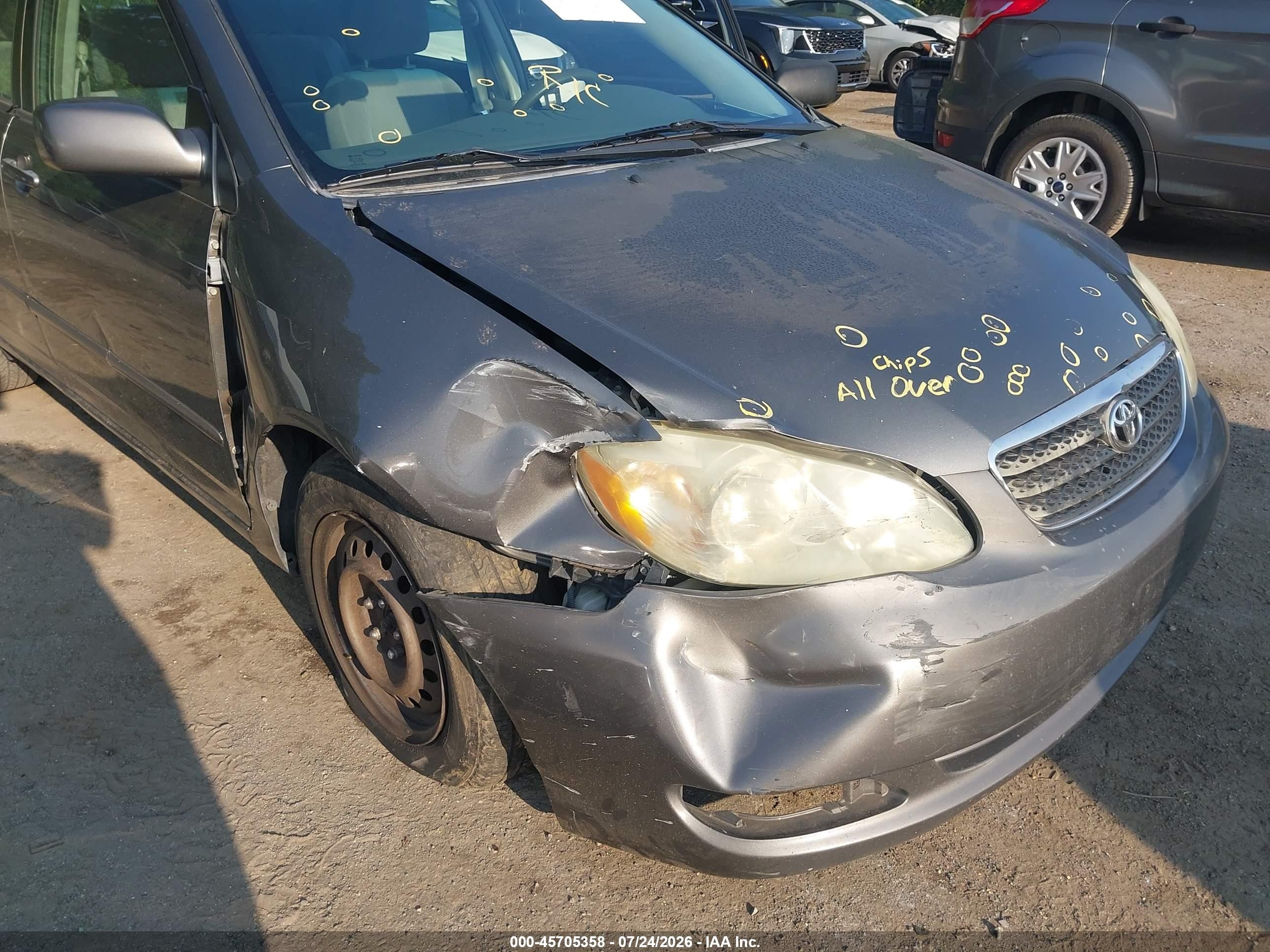 2005 Toyota Corolla Le Silver vin: 2T1BR30E65C488539