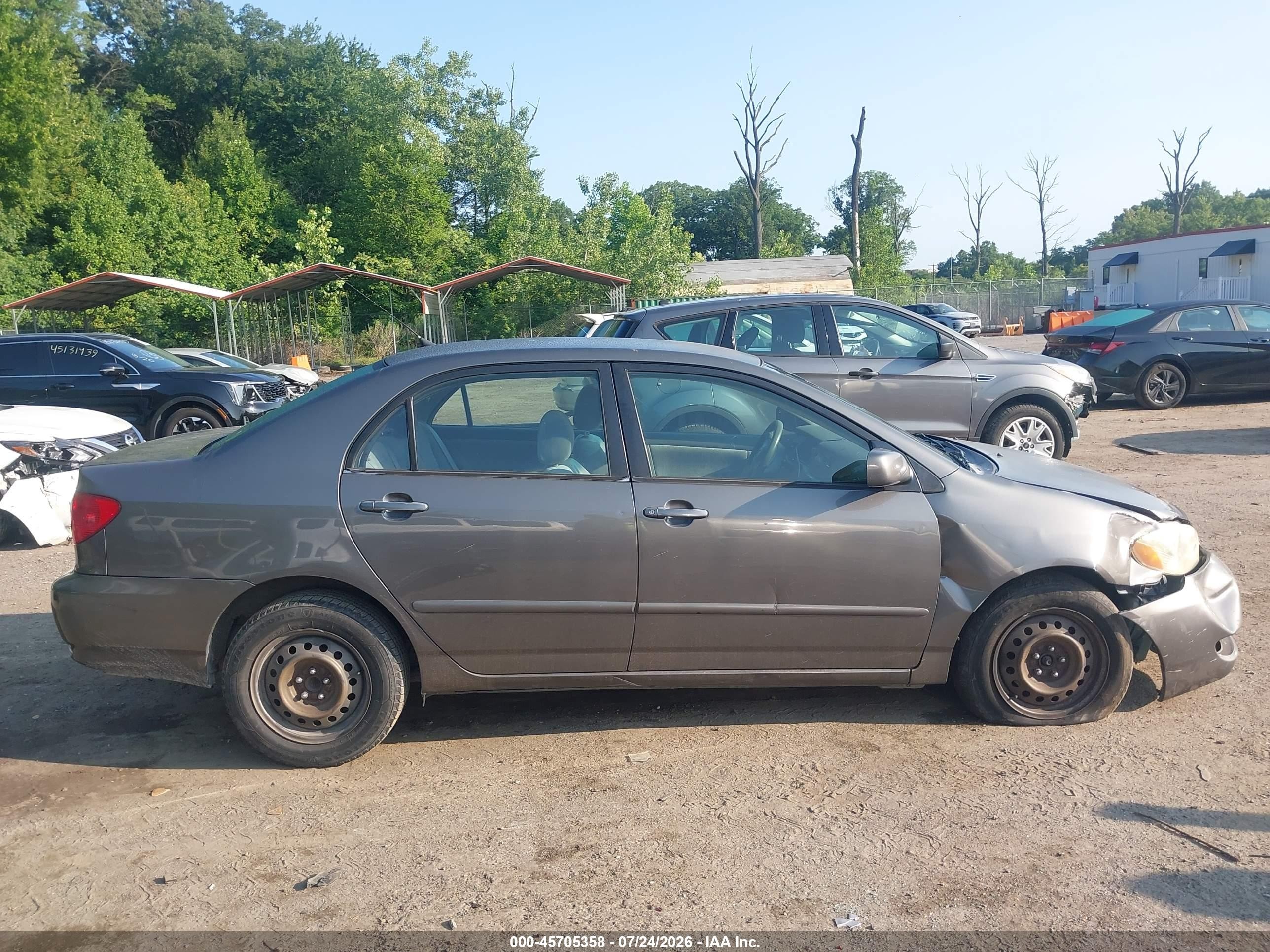 2005 Toyota Corolla Le Silver vin: 2T1BR30E65C488539
