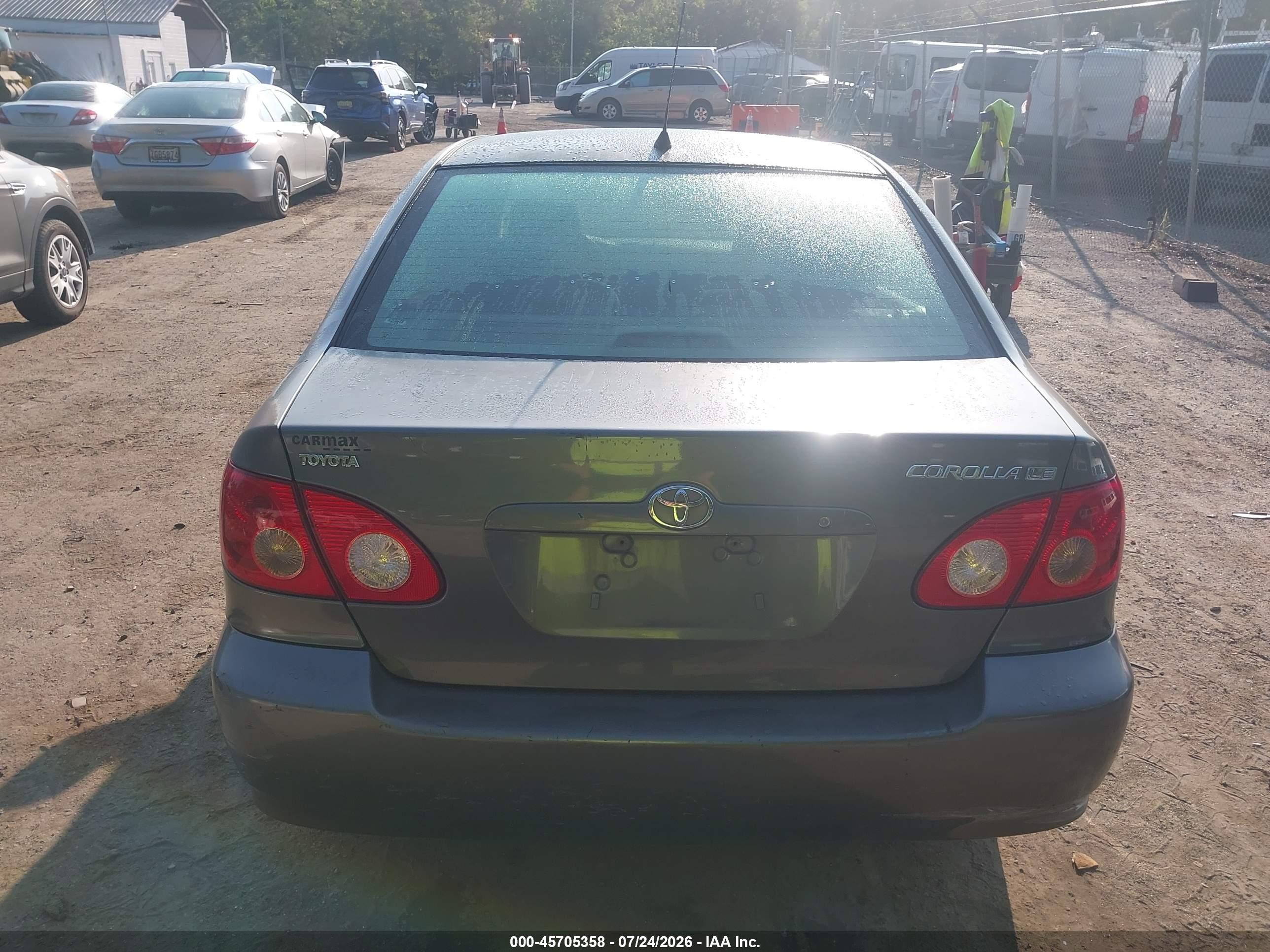2005 Toyota Corolla Le Silver vin: 2T1BR30E65C488539