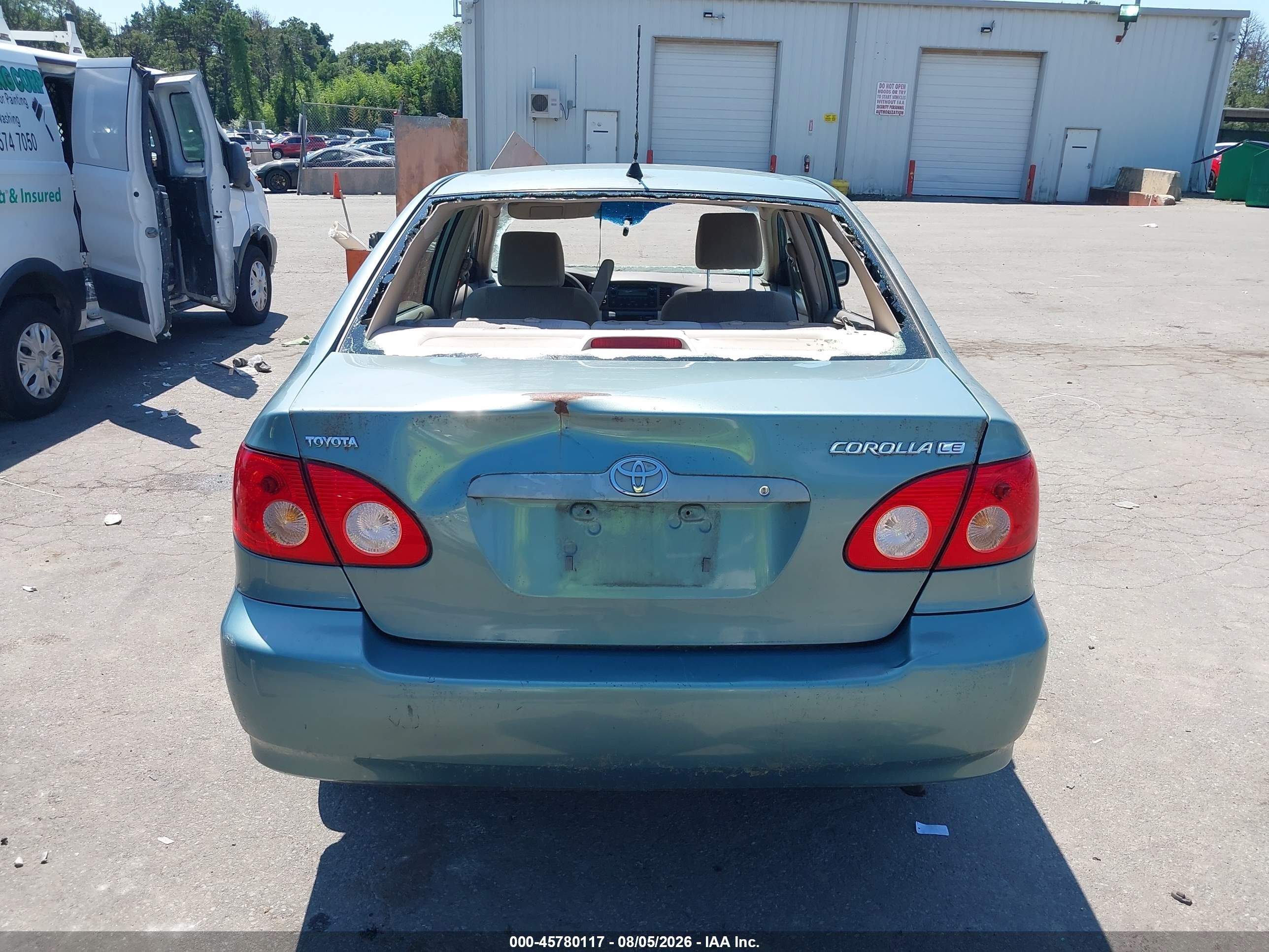 2006 Toyota Corolla Le Green vin: 2T1BR30E66C619843