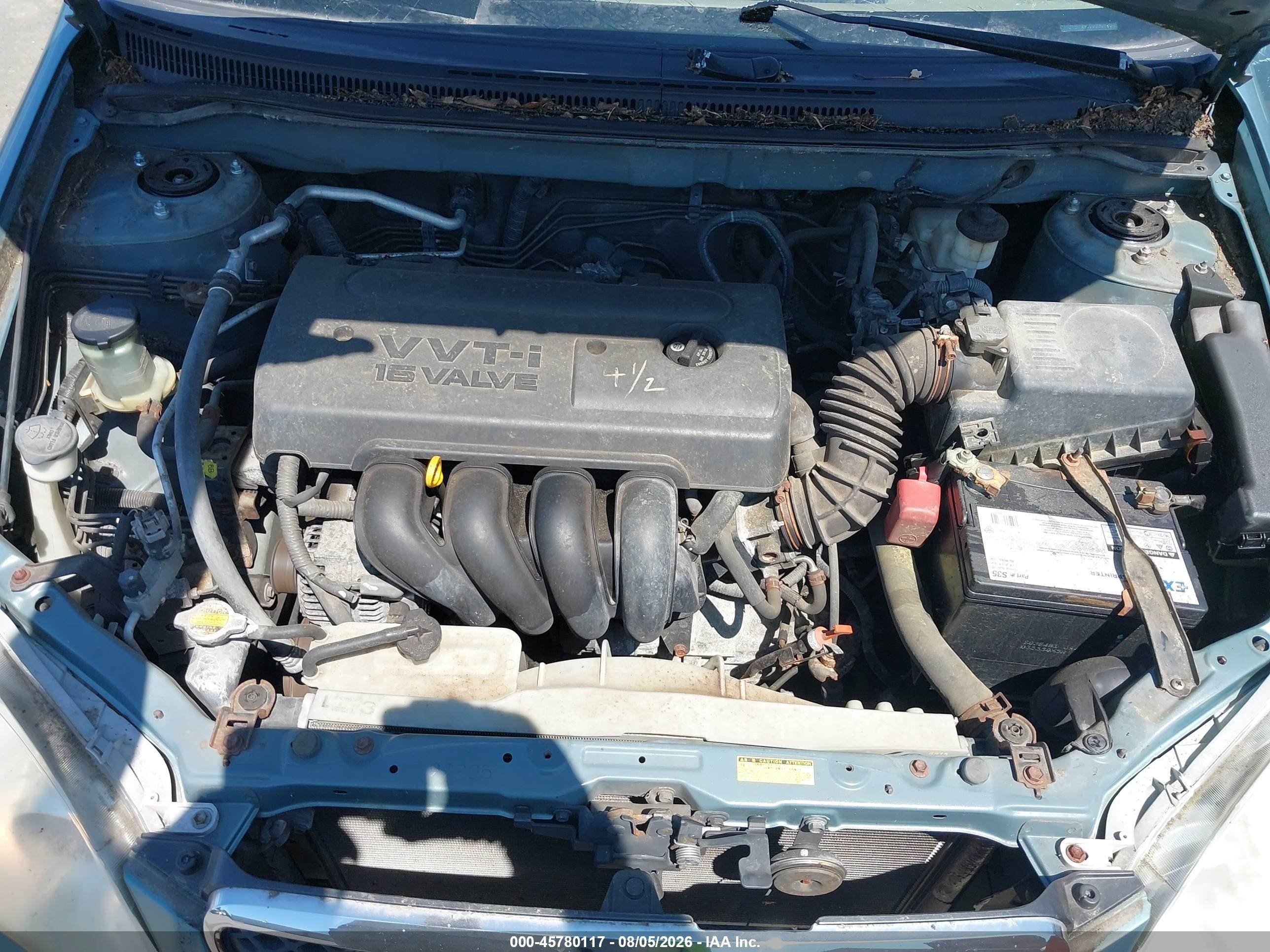2006 Toyota Corolla Le Green vin: 2T1BR30E66C619843