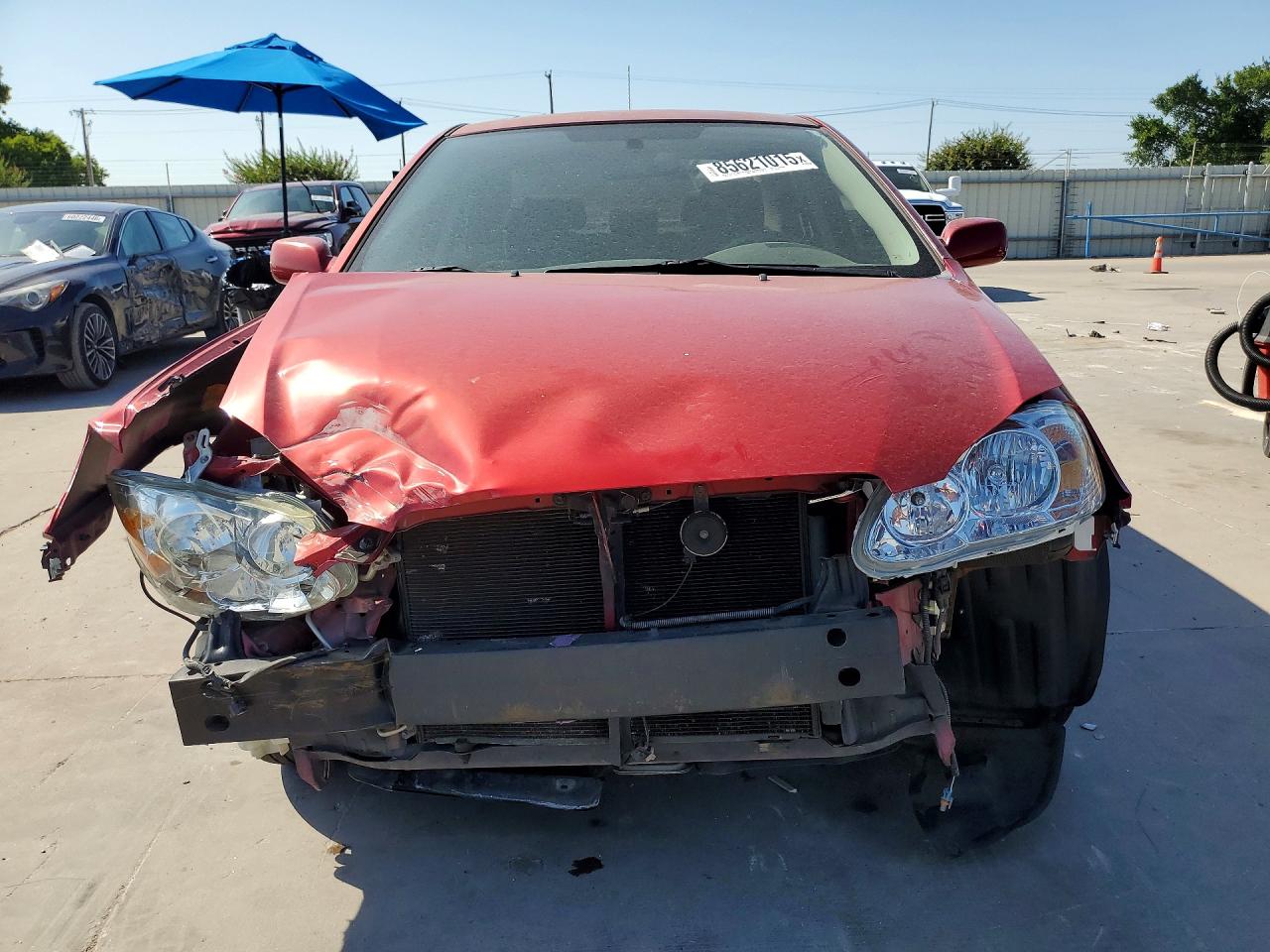 2007 Toyota Corolla S Red vin: 2T1BR30E67C758324