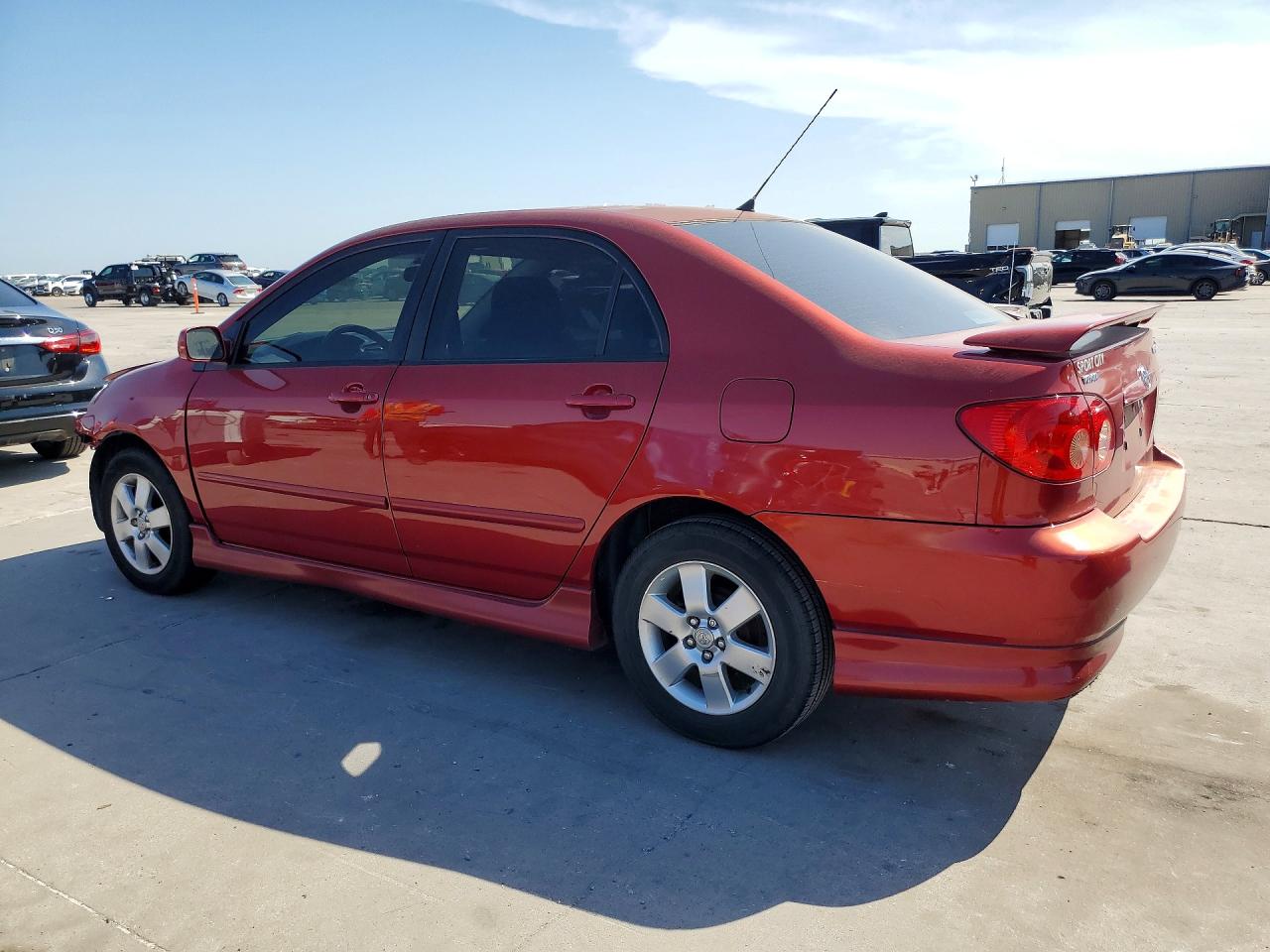 2007 Toyota Corolla S Red vin: 2T1BR30E67C758324