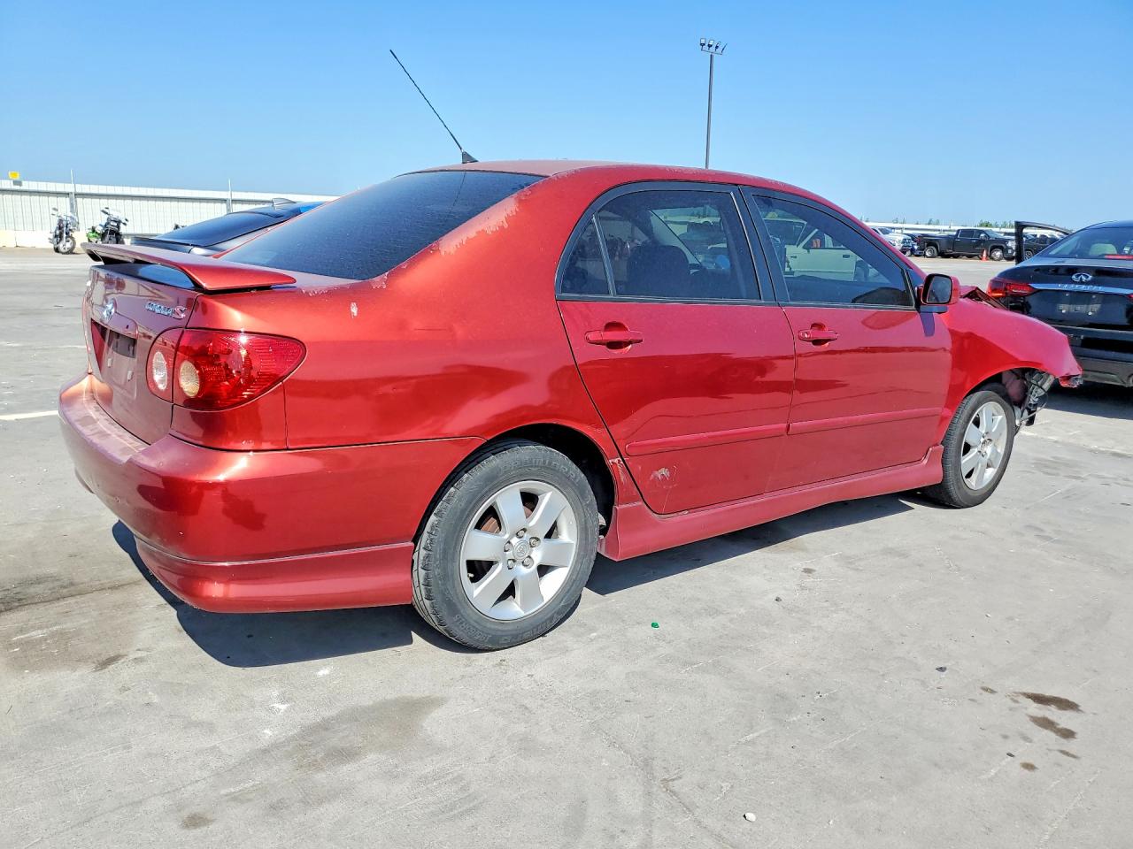 2007 Toyota Corolla S Red vin: 2T1BR30E67C758324