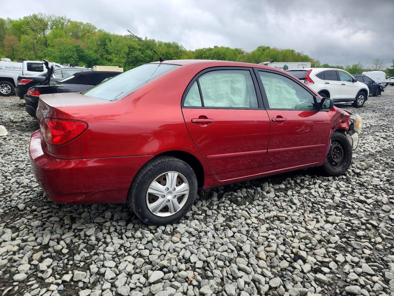 2008 Toyota Corolla Le Red vin: 2T1BR30E68C925475