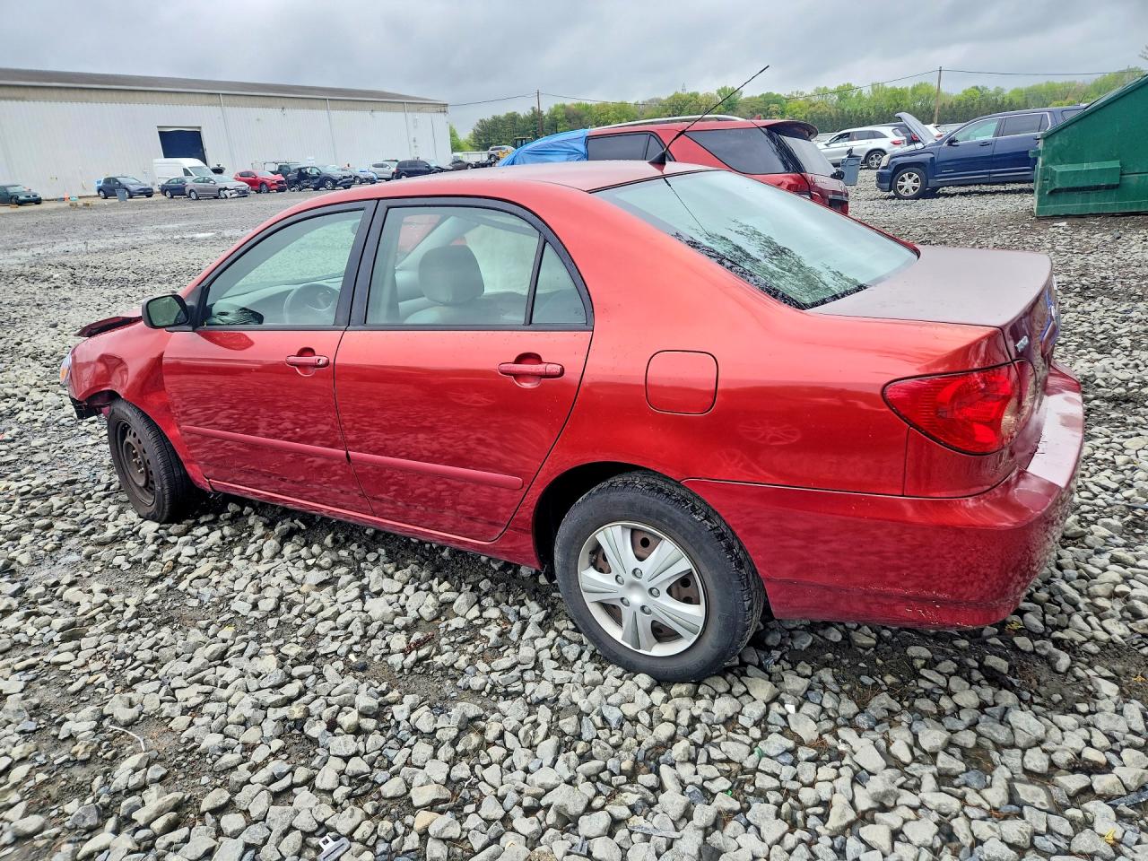 2008 Toyota Corolla Le Red vin: 2T1BR30E68C925475
